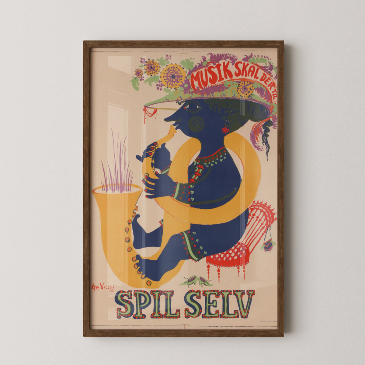 Spil Selv Danish Music Festival Poster
