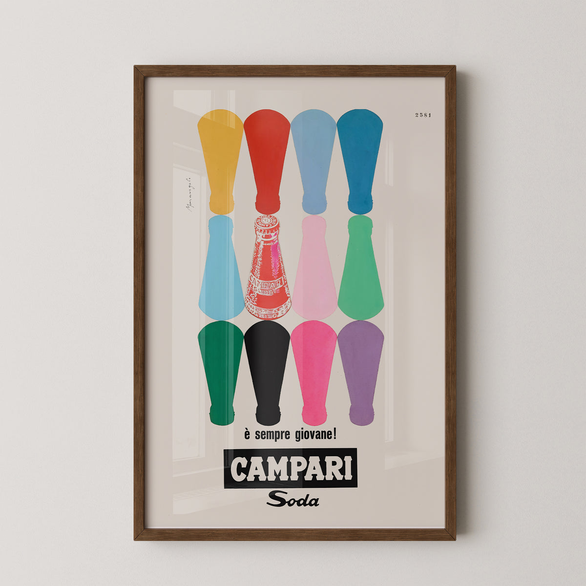 Campari Liqueur Poster – Stylish Italian Bar Art