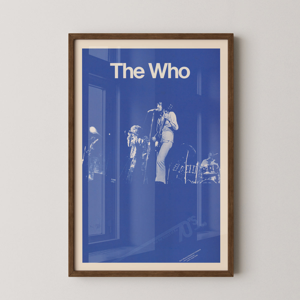 The Who Concert Poster – Vintage British Rock Art