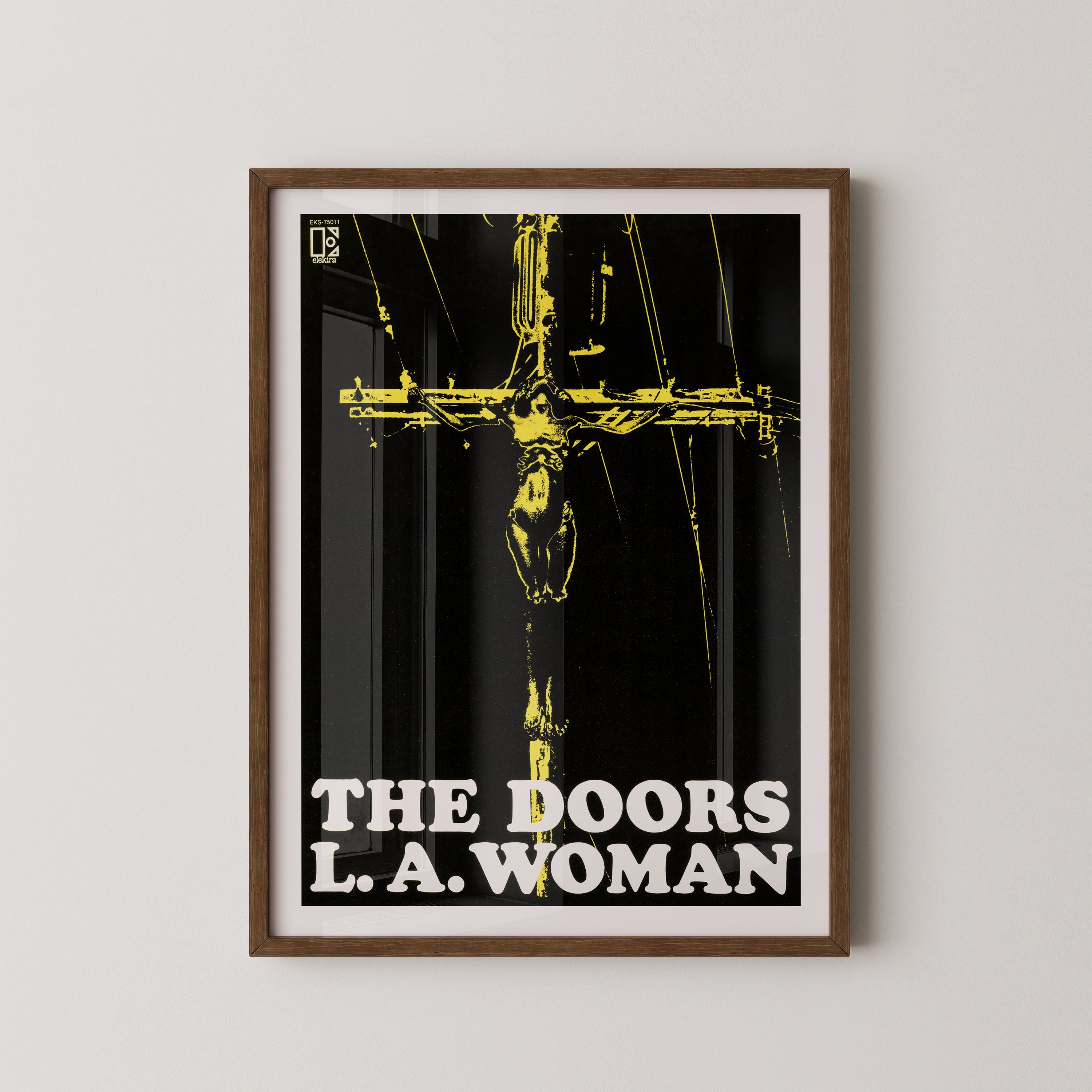 The Doors L.A. Woman Poster | Classic Rock Album Art – Poster Peak