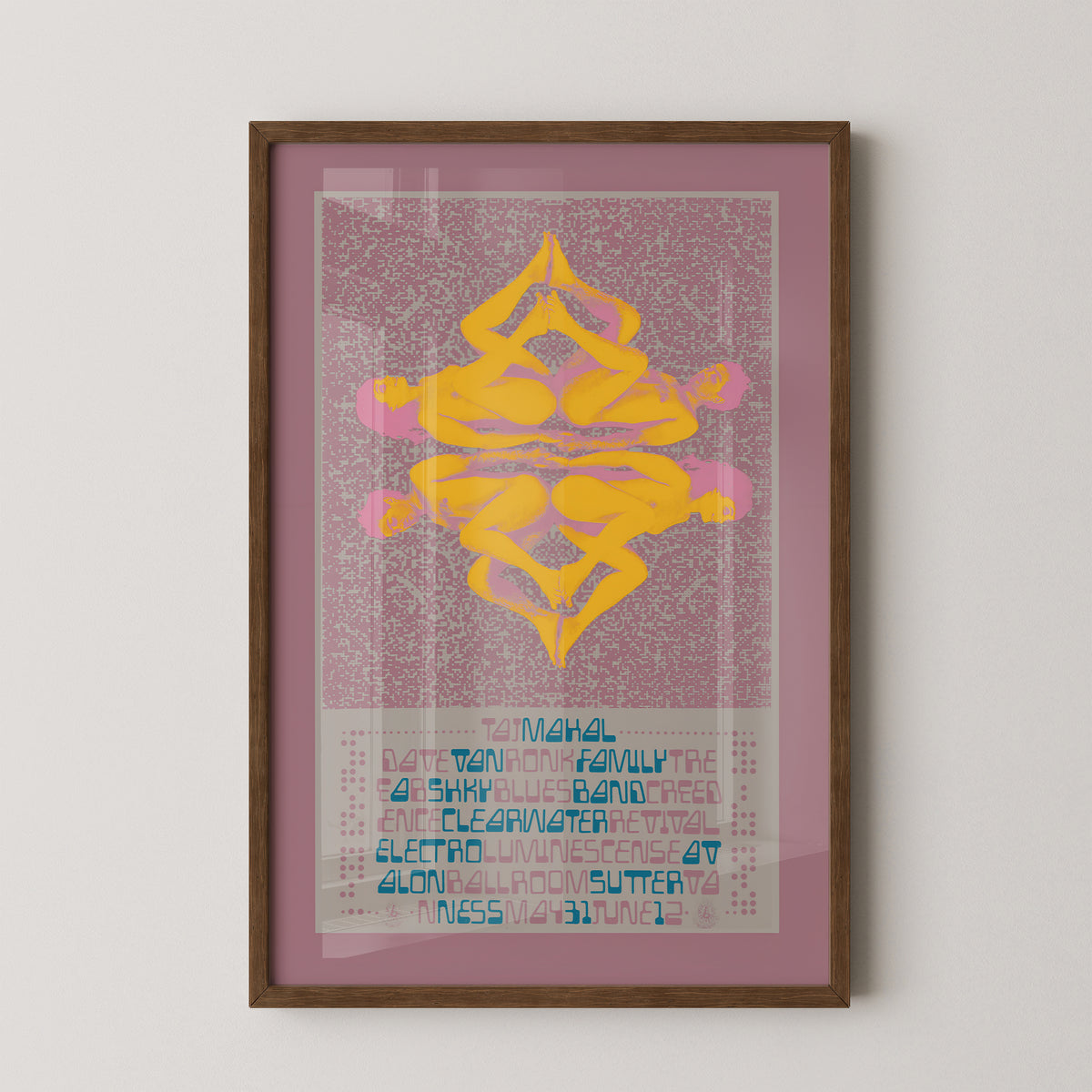 Creedence Clearwater Revival 1968 Concert Poster
