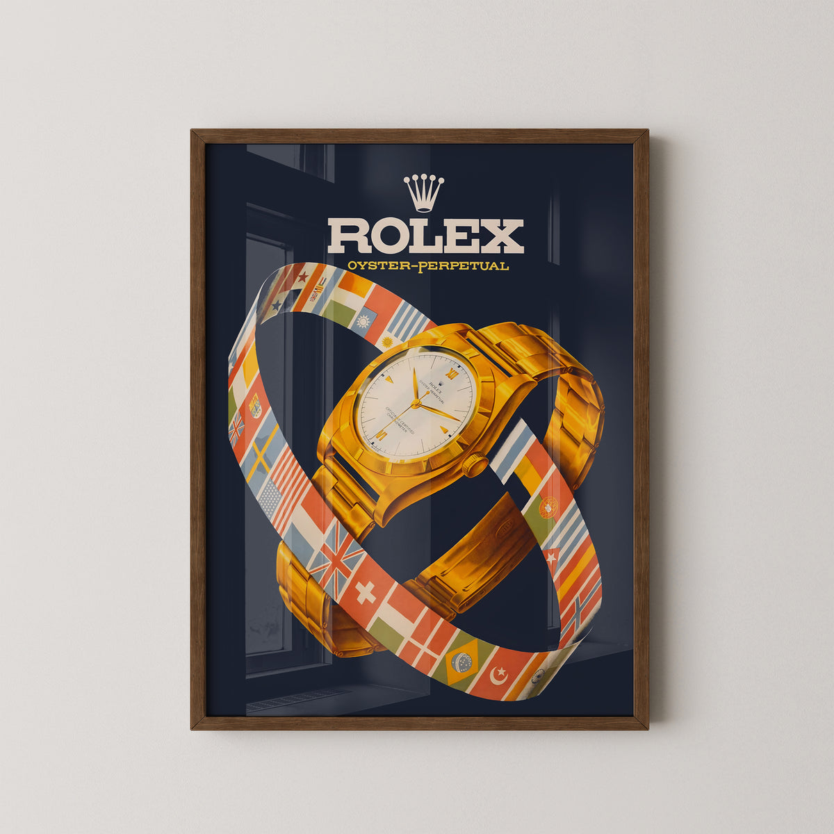 Rolex Oyster Perpetual Poster – Vintage Watch Art