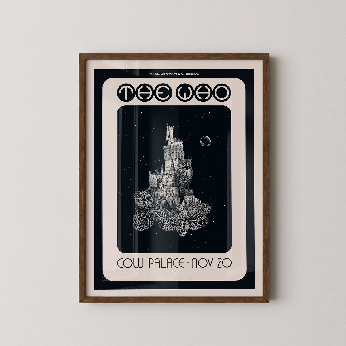 Affiche du concert du Who Cow Palace