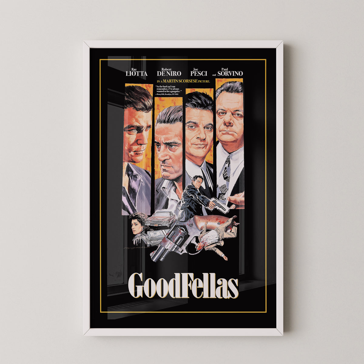 Affiche du film Les Affranchis | Décoration murale classique