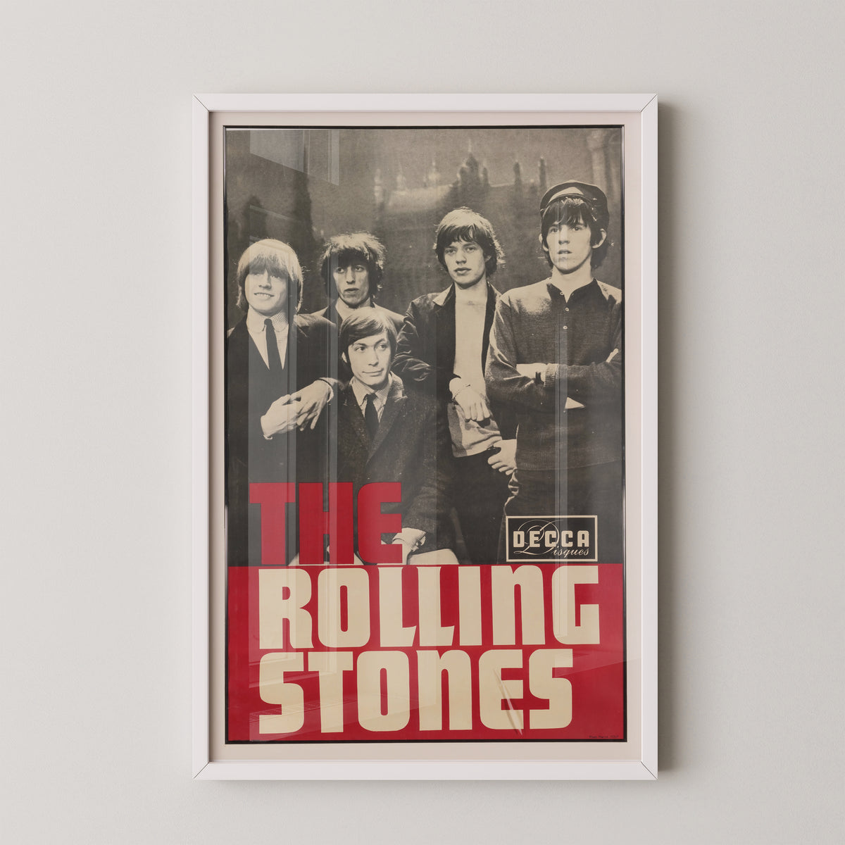Affiche des Rolling Stones - Concert à Paris