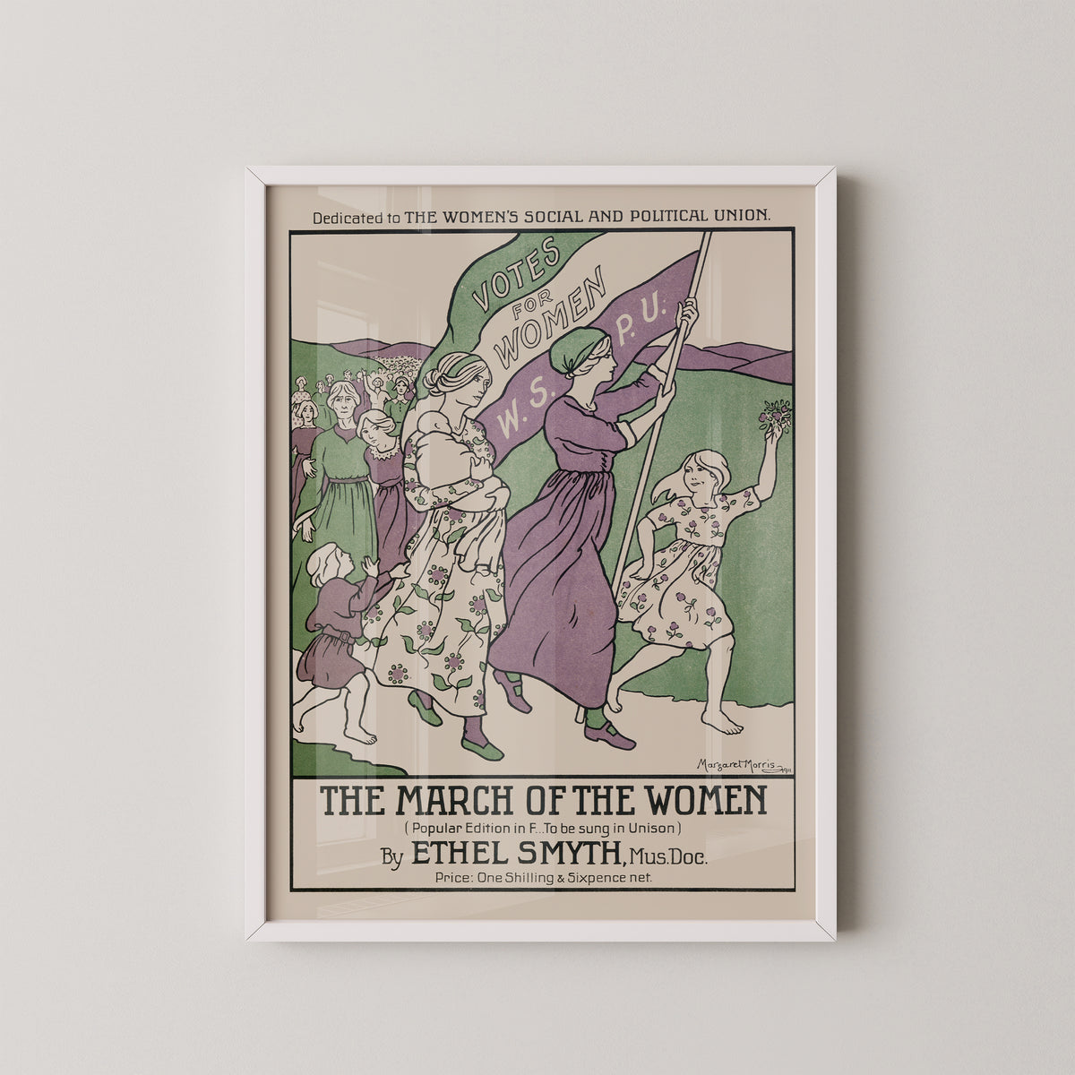 1950s Women’s Art Poster – Mid-Century Feminist Print