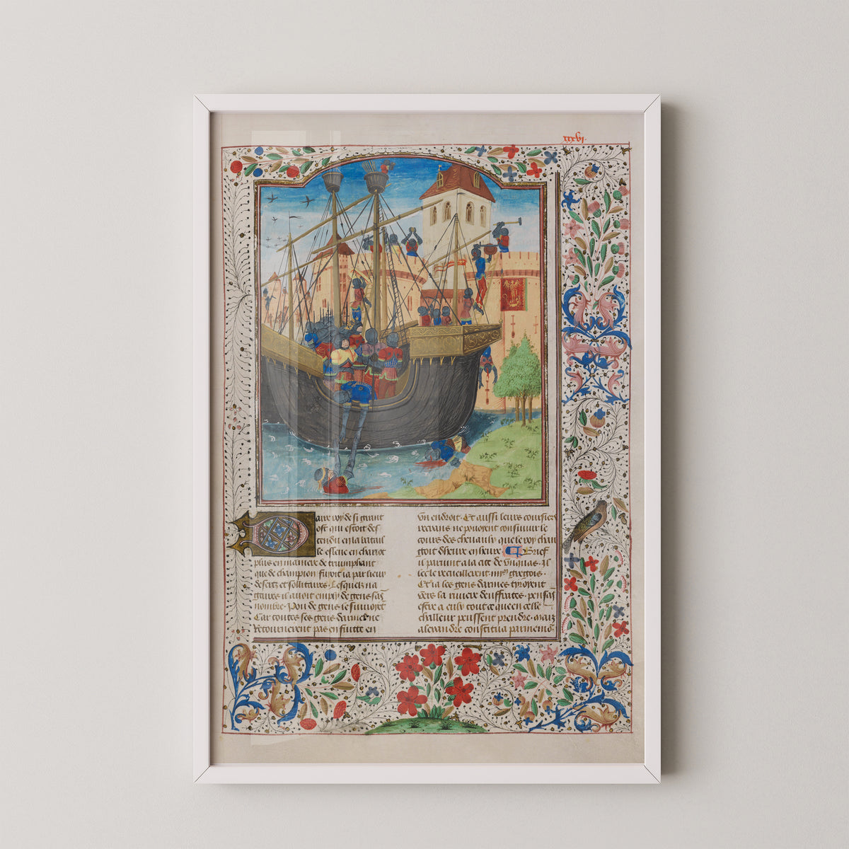 Medieval French Siege Poster – Codex Battle Art