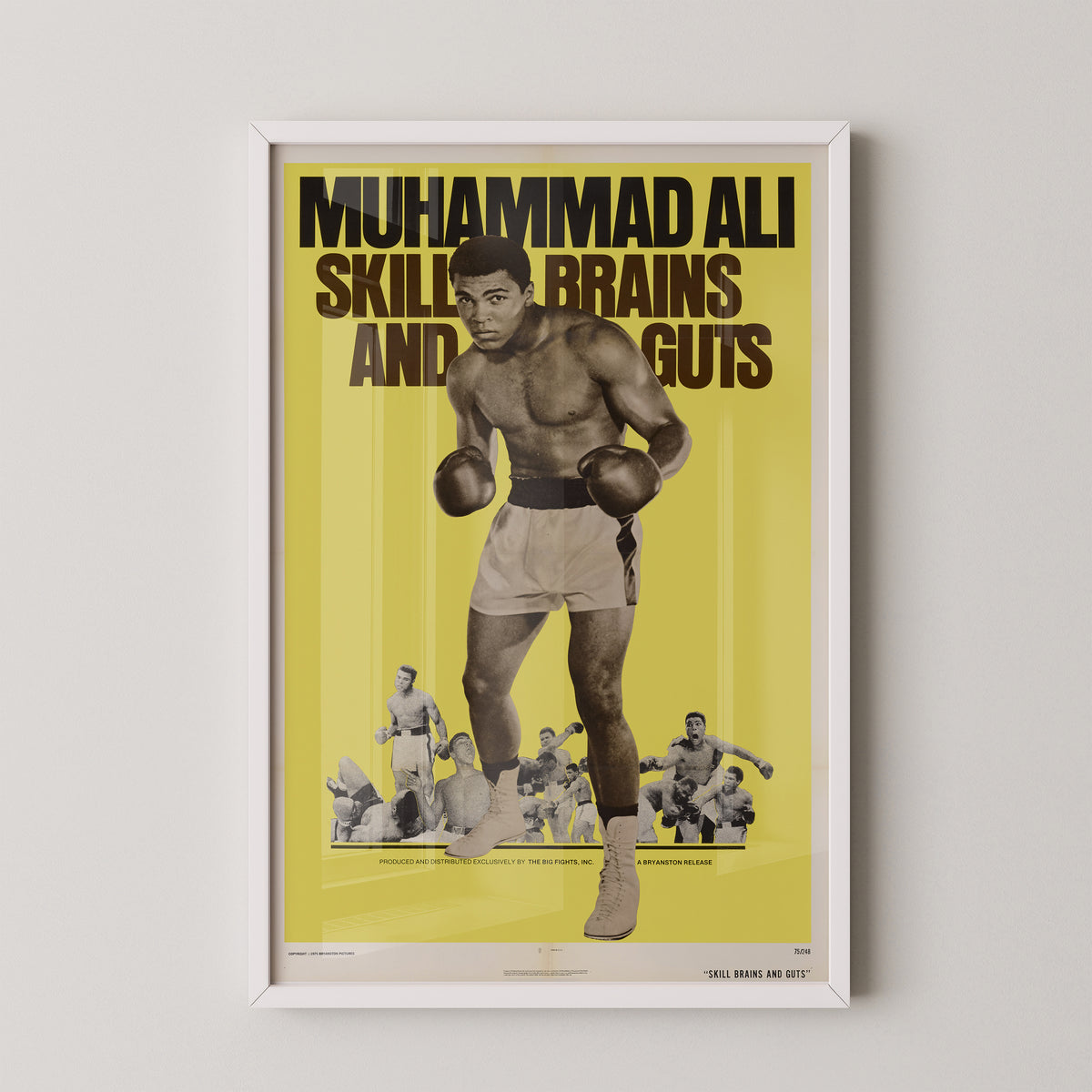 Muhammad Ali Skills, Brains and Guts Poster
