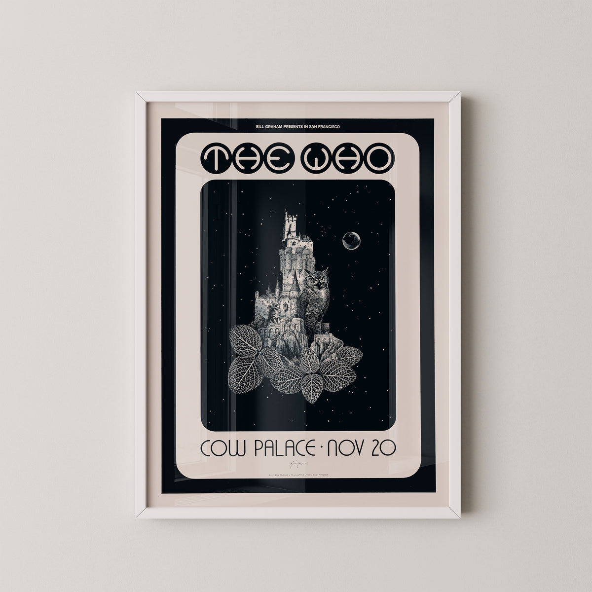 Affiche du concert du Who Cow Palace