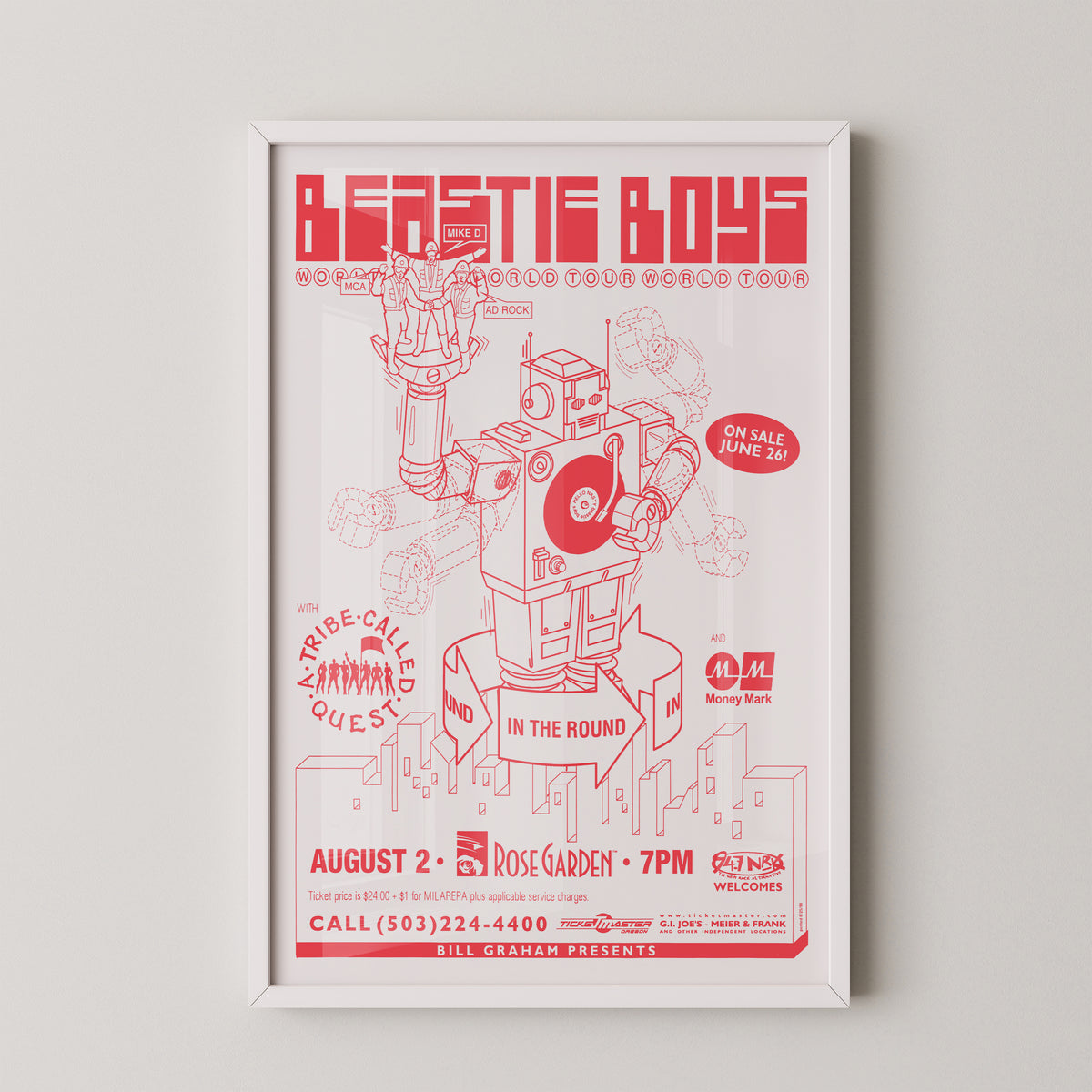 Beastie Boys Intergalactic Poster – Hip-Hop Wall Art