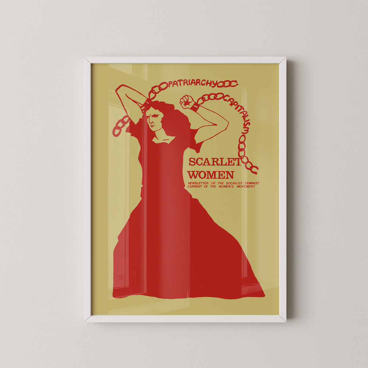 Affiche de la femme socialiste – Art anticapitaliste