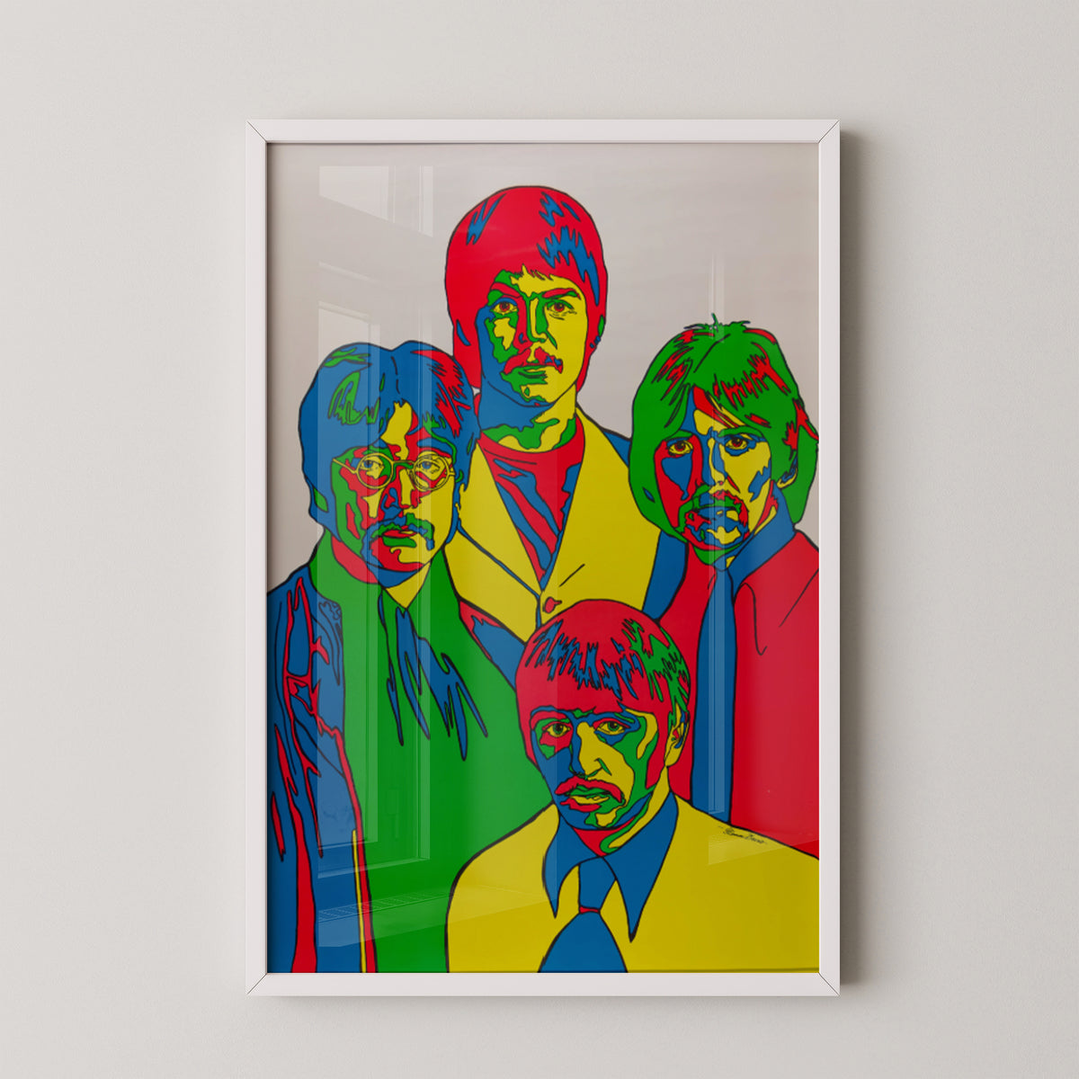 Affiche Pop Art des Beatles