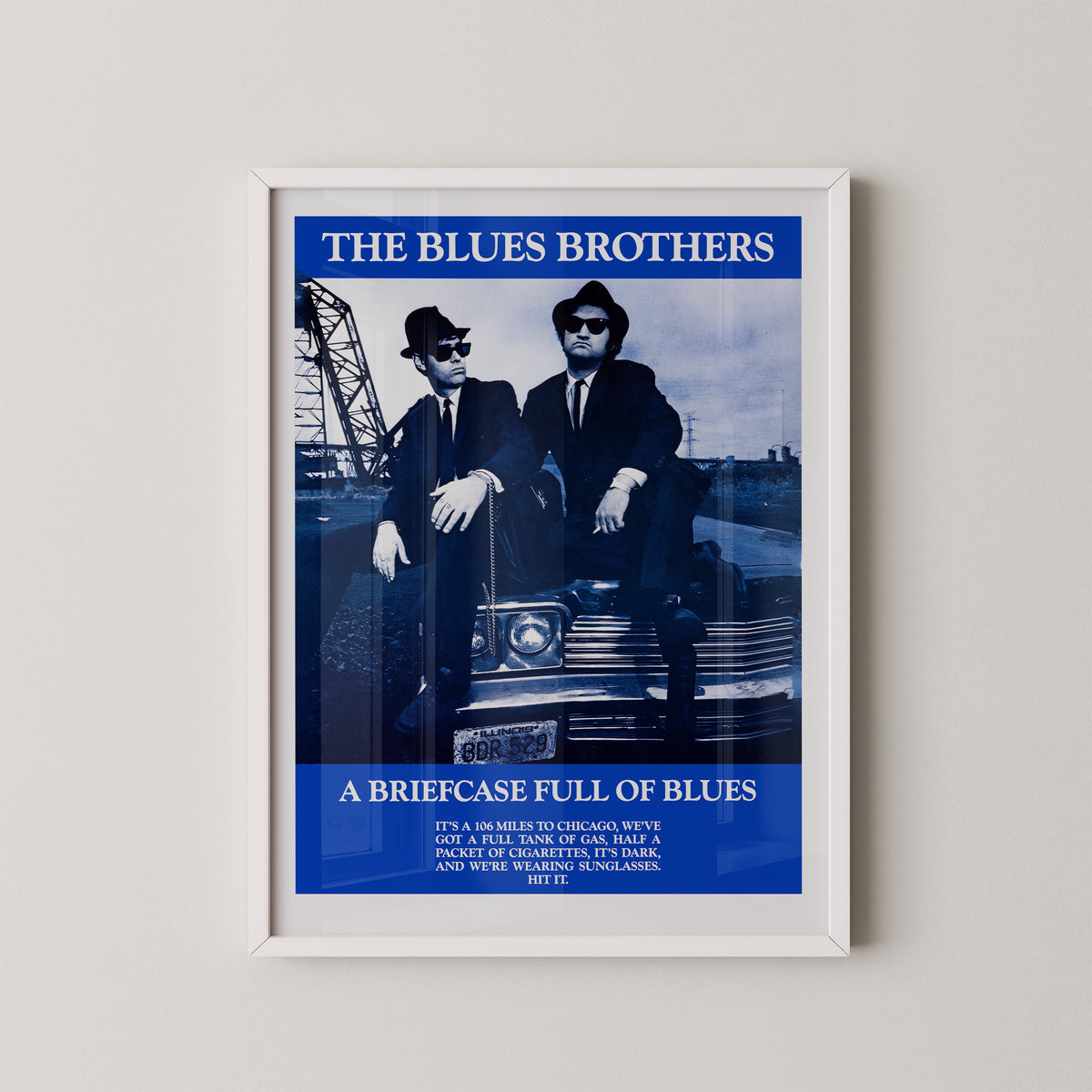 Affiche des Blues Brothers | Décoration murale de film classique