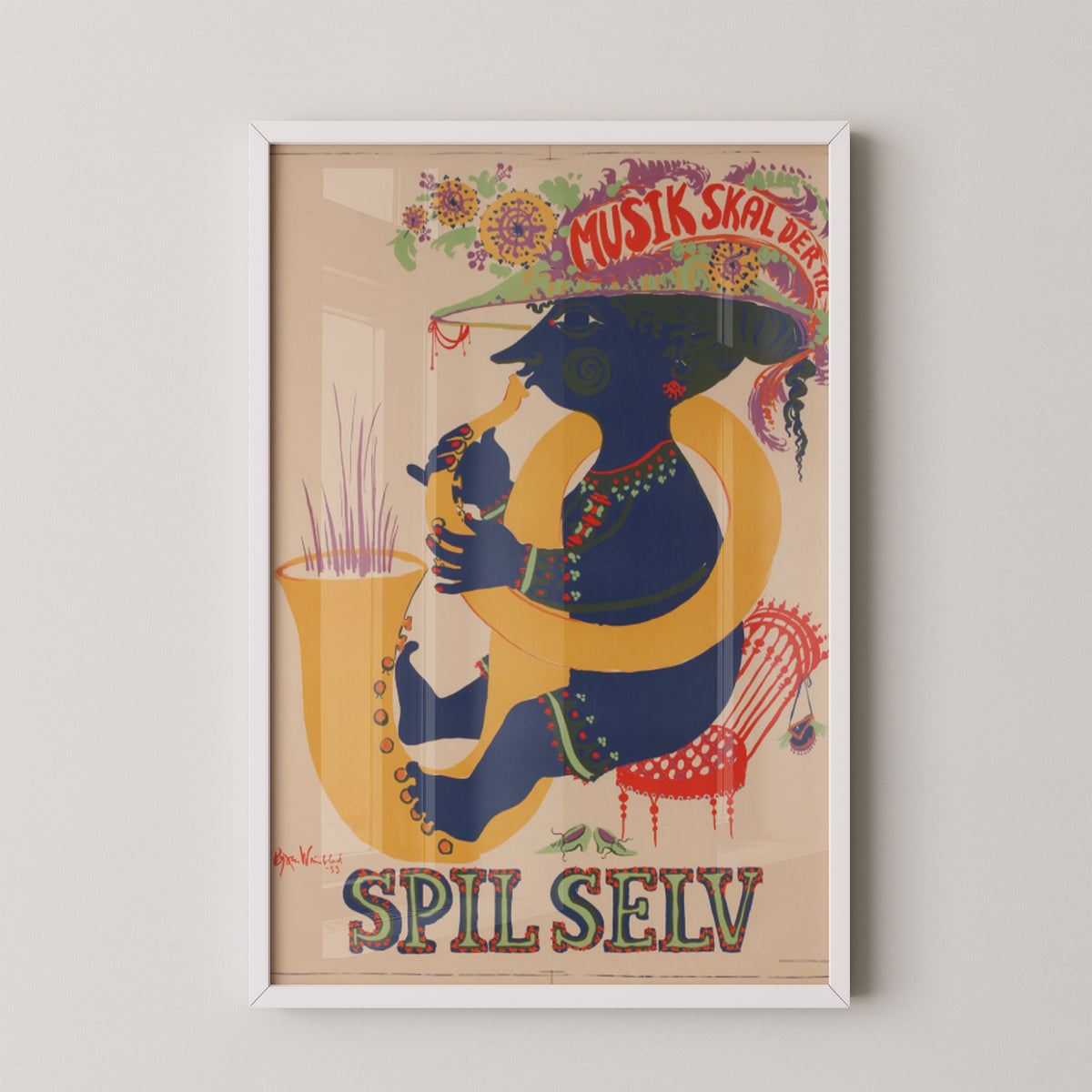 Spil Selv Danish Music Festival Poster