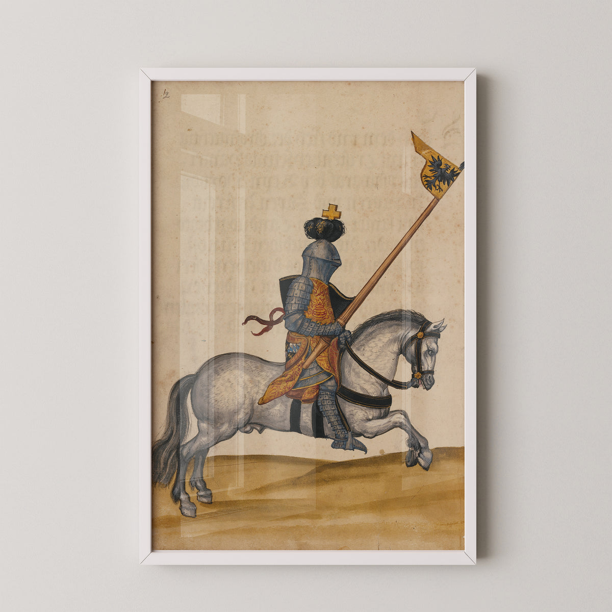Affiche du tournoi de chevaliers médiévaux