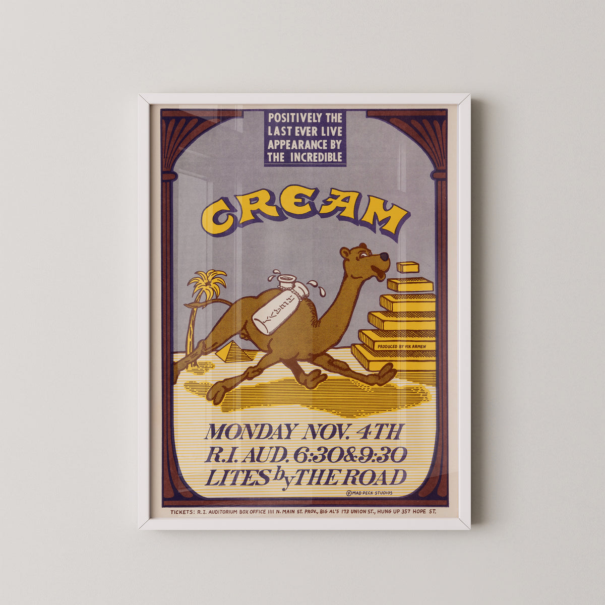 Affiche du concert de Cream Crossroads