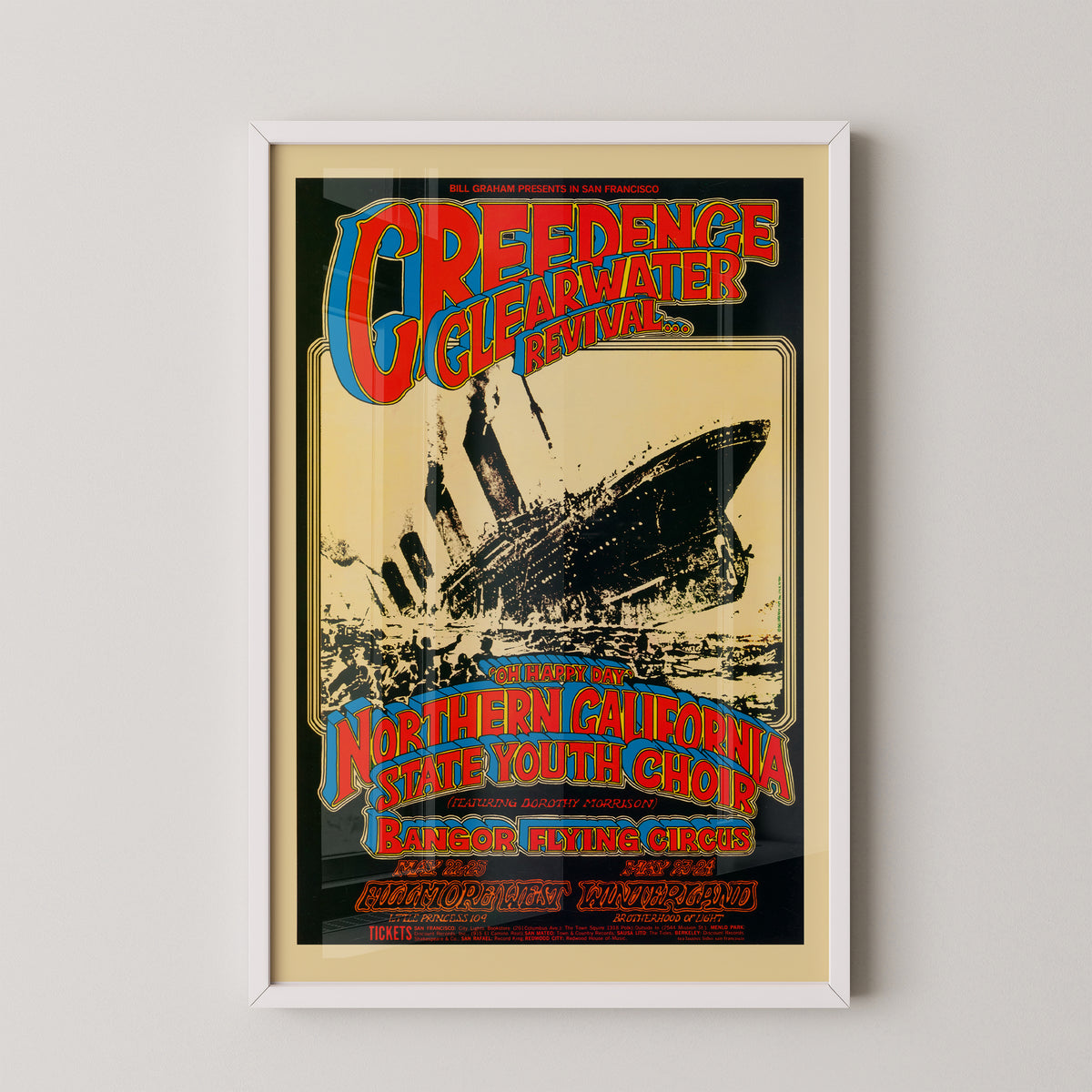 Affiche de renaissance de Creedence Clearwater – Impression CCR