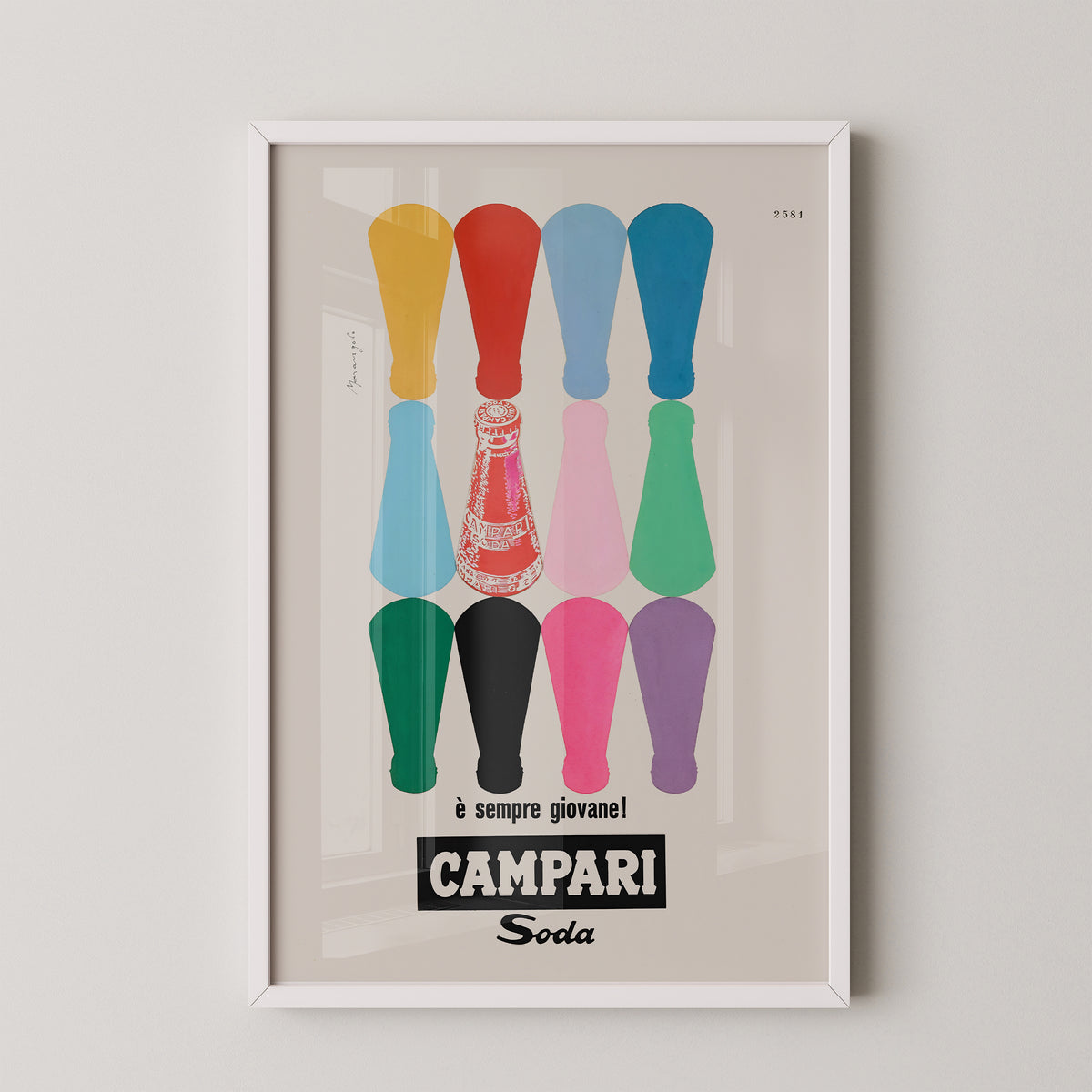 Campari Liqueur Poster – Stylish Italian Bar Art