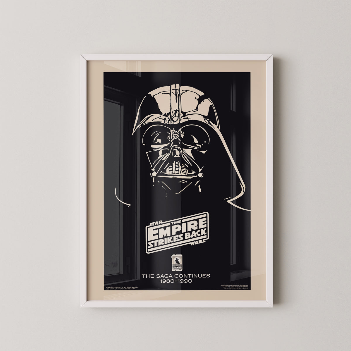 Darth Vader „Die Saga geht weiter“-Poster