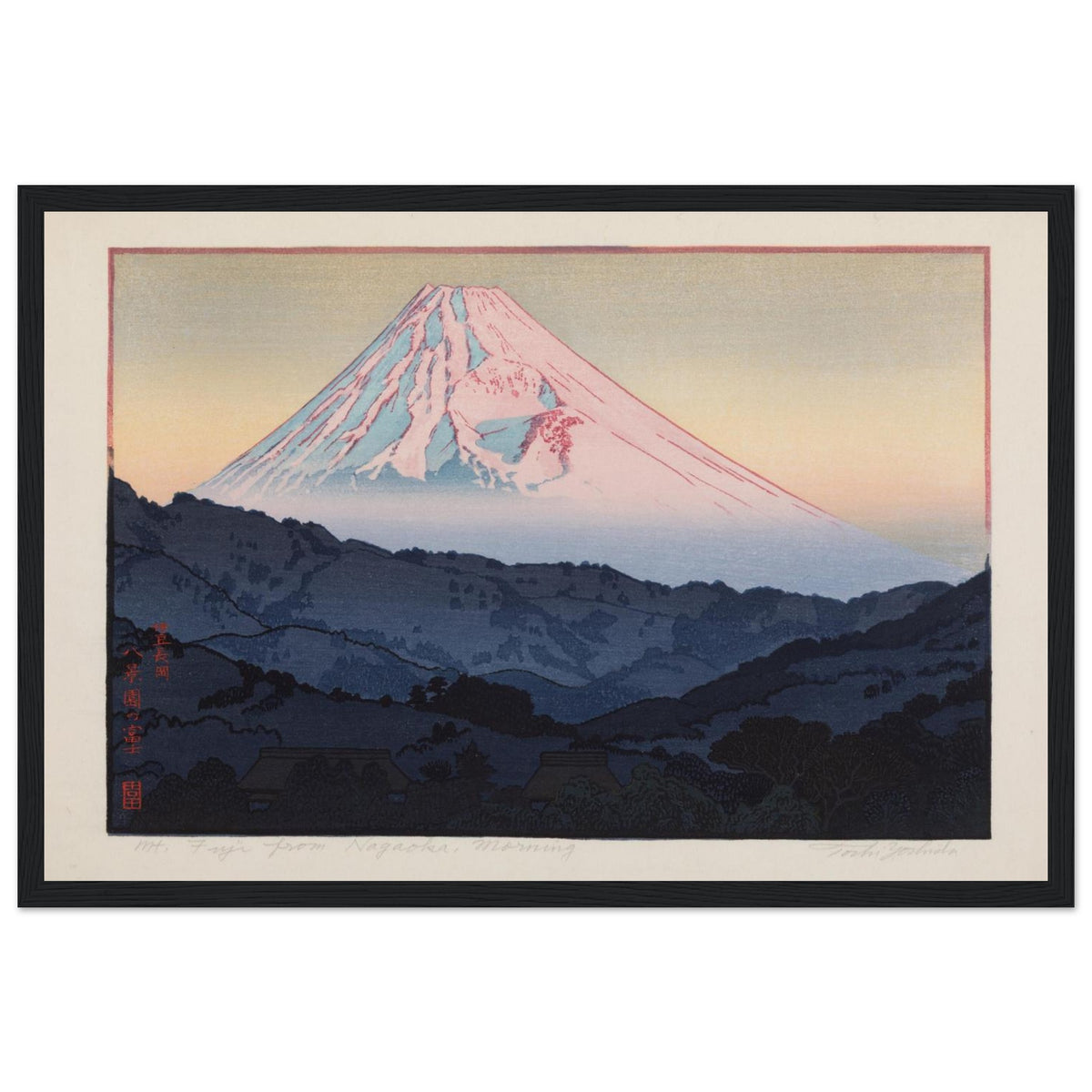 Tōshi Yoshida Showa fine art print in a print showcase variation, suited to japanese woodblock art interiors