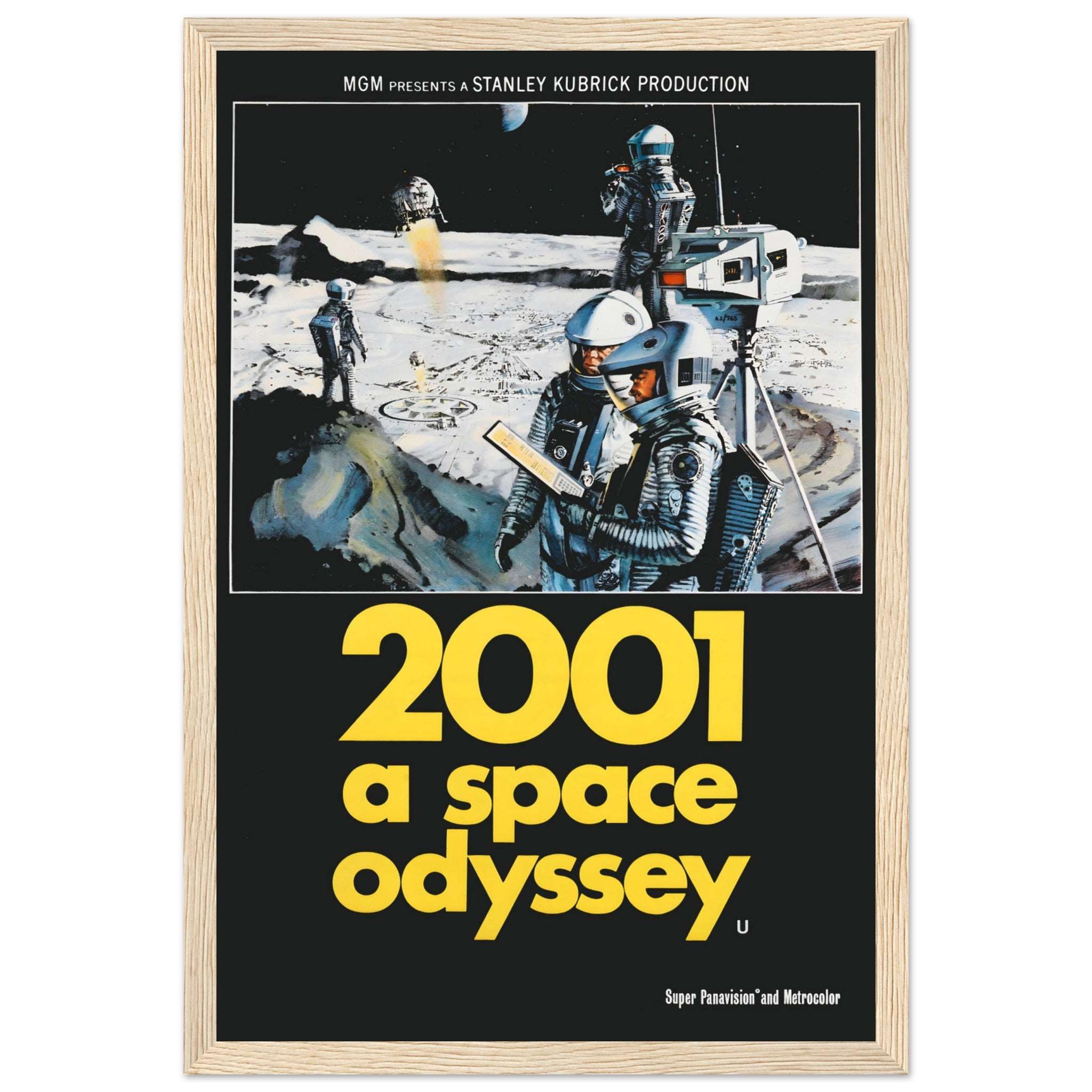 Celebrate the cinematic masterpiece with this 2001: A Space Odyssey poster, featuring stunning space visuals, HAL 9000, the Monolith, and futuristic design. This Stanley Kubrick classic movie art is perfect for film lovers, sci-fi enthusiasts, and vintage poster collectors. A must-have for home theaters, dorm rooms, and modern minimalist decor, this retro space movie print captures the awe of human evolution, artificial intelligence, and deep space exploration. Relive the legendary 1968 film with this high-