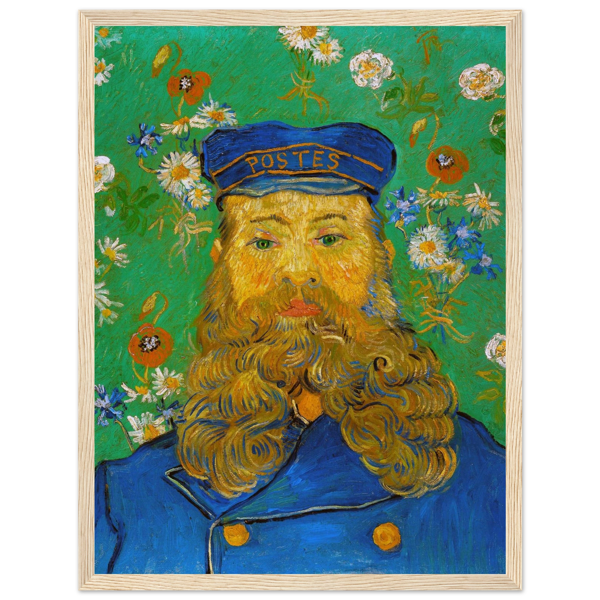 工芸品 Joseph Roulin Portrait of Joseph Roulin – Van Gogh Print – Poster Peak