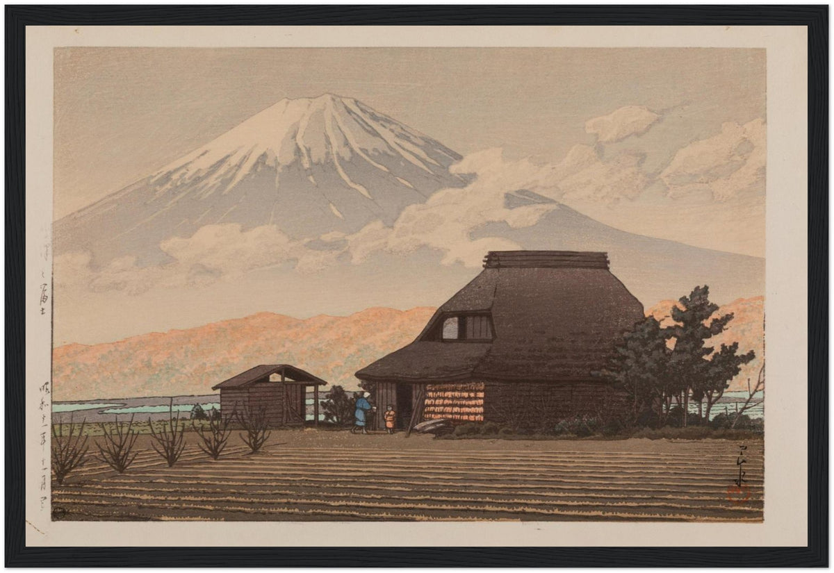 Hasui Narusawa Fuji mount fuji wall art in this alternate artwork showcase