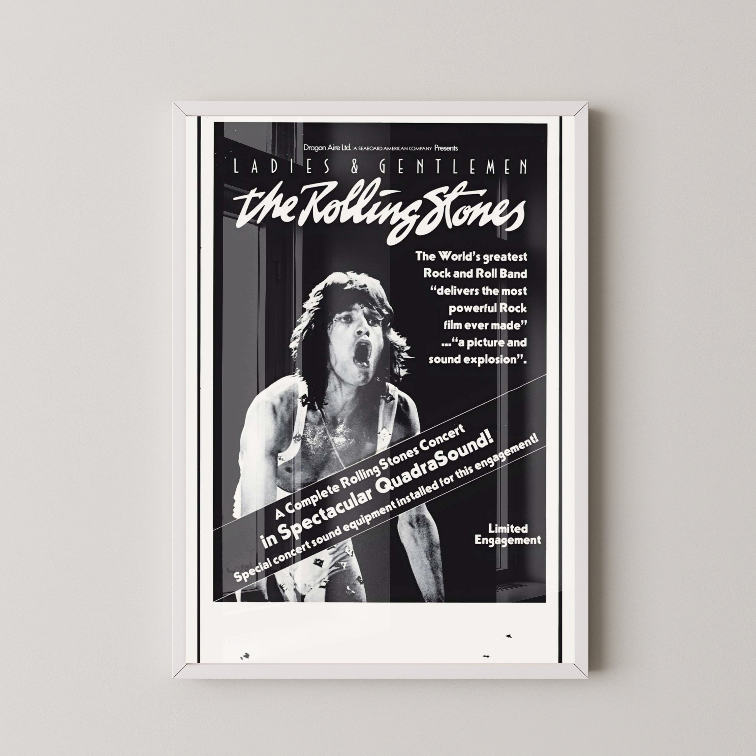 Mick Jagger Vintage Poster | Rolling Stones Portrait – Poster Peak