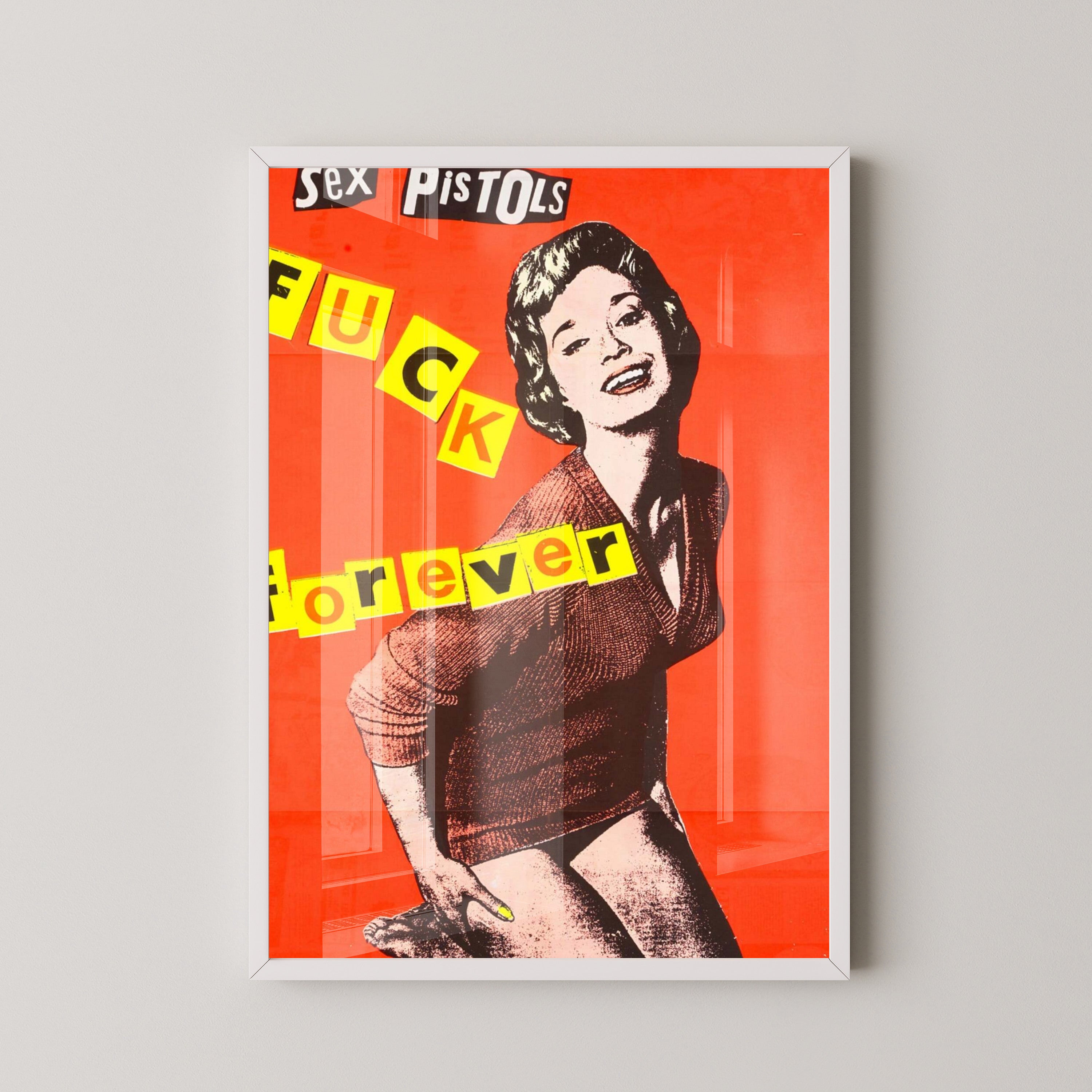 Sex Pistols F*** Forever Poster | Punk Rock Art – Poster Peak