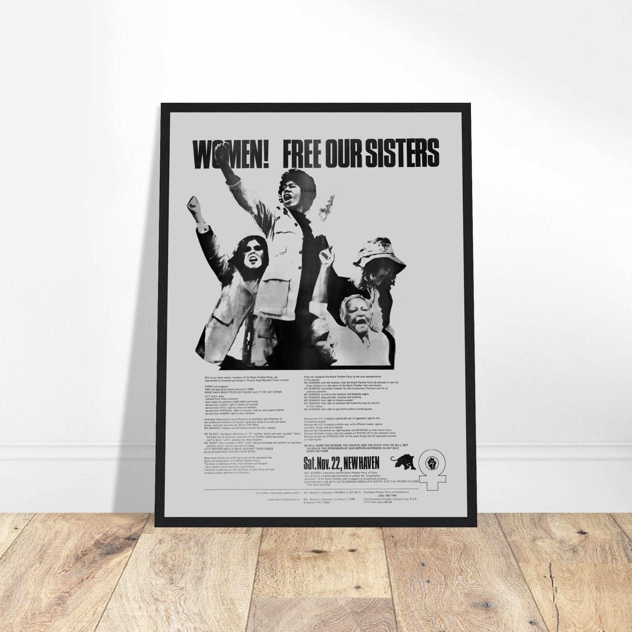 Black panther poster art feminist