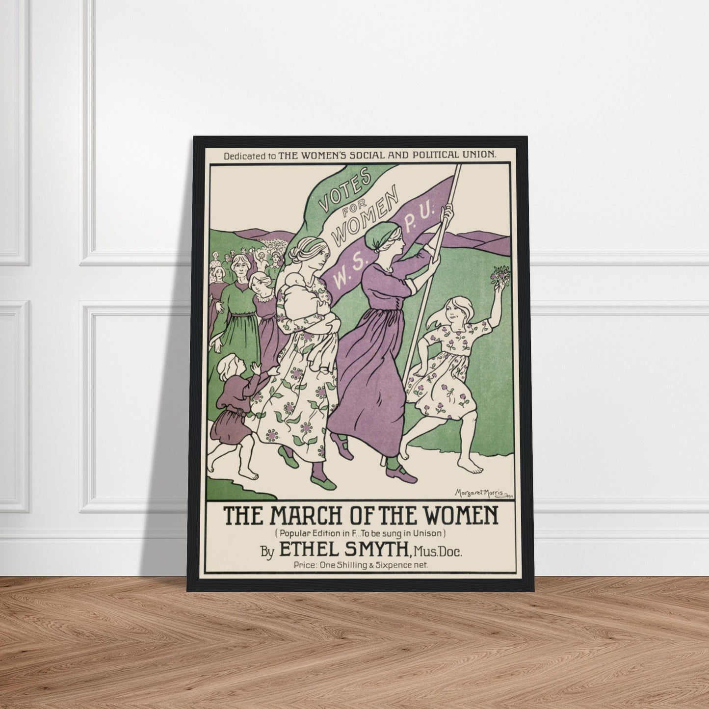 Feminist vintage poster featuring 1950s women’s art, perfect for empowering home decor and Women’s Day celebrations.