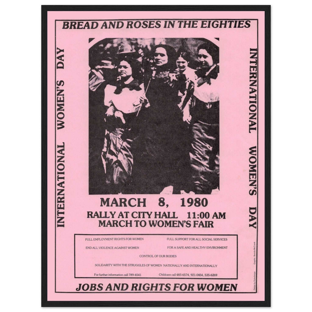 Toronto International Women’s Day Poster – vertical print view