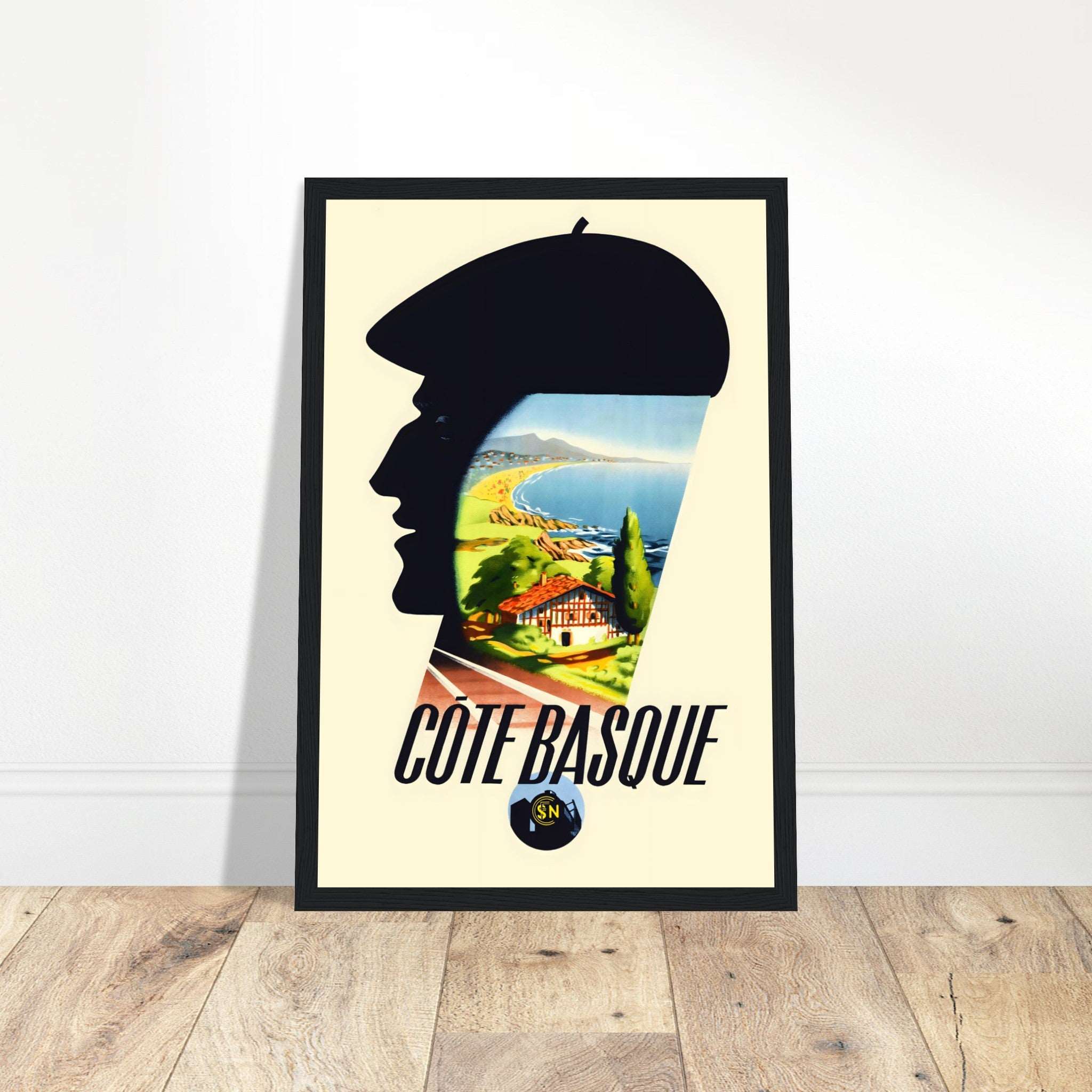 Experience the beauty of Basque Country with this vintage travel poster, featuring stunning artwork inspired by Bilbao, San Sebastián, and Vitoria-Gasteiz. Whether you're a fan of Spanish culture, Northern Spain landscapes, or coastal destinations, this Basque Country print is a perfect addition to your home, office, or travel-themed decor. Celebrate the rich traditions, history, and iconic locations of the Euskadi region with this stylish retro Spain wall art. Order now and bring a touch of Basque charm to