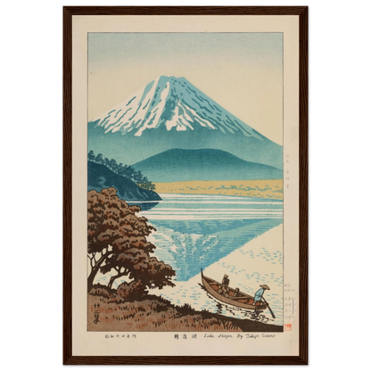 Authentic reproduction of a Showa-era woodblock print by Asano Takeji, blending modern realism with timeless Japanese atmosphere and color.