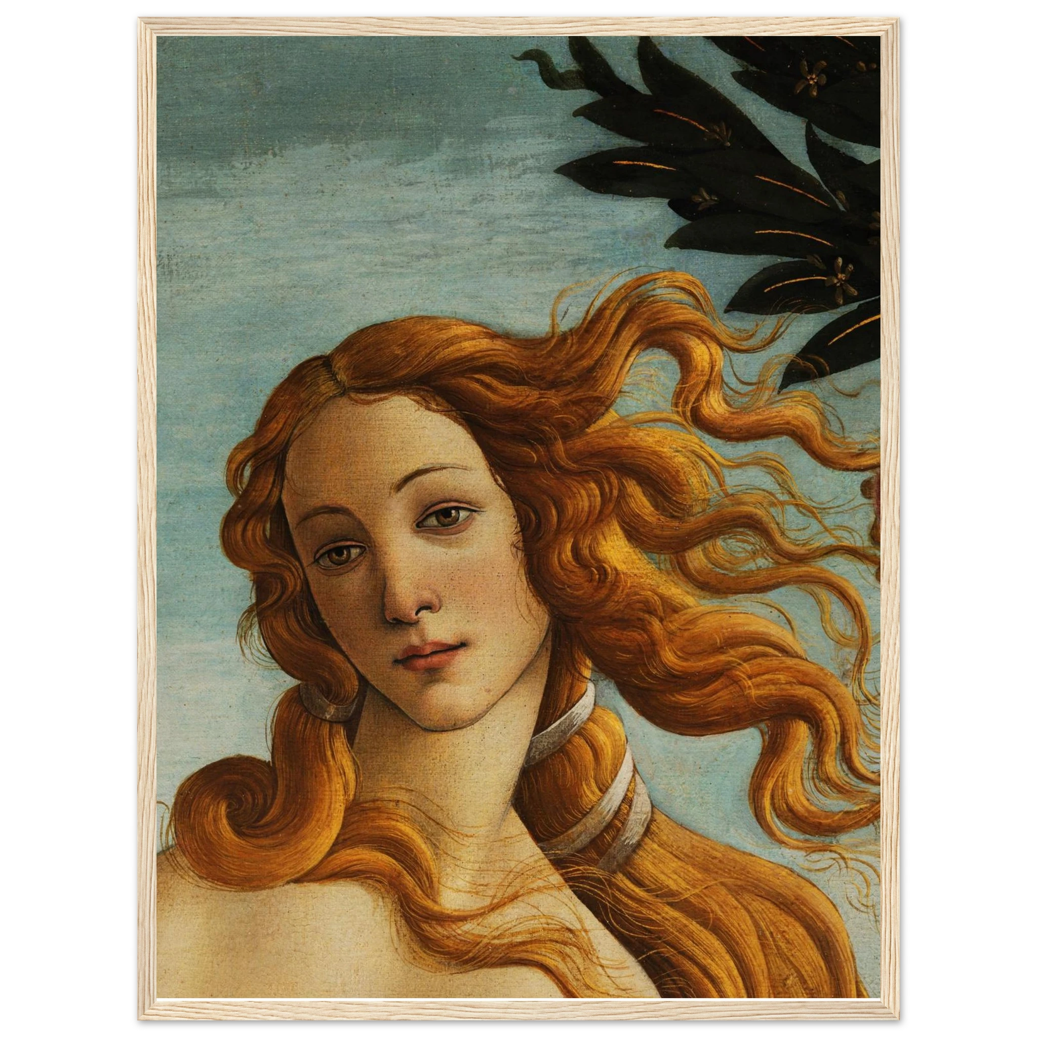 Fine art reproduction of The Birth of Venus by Sandro Botticelli, capturing the goddess of love in one of the world’s most iconic paintings.
