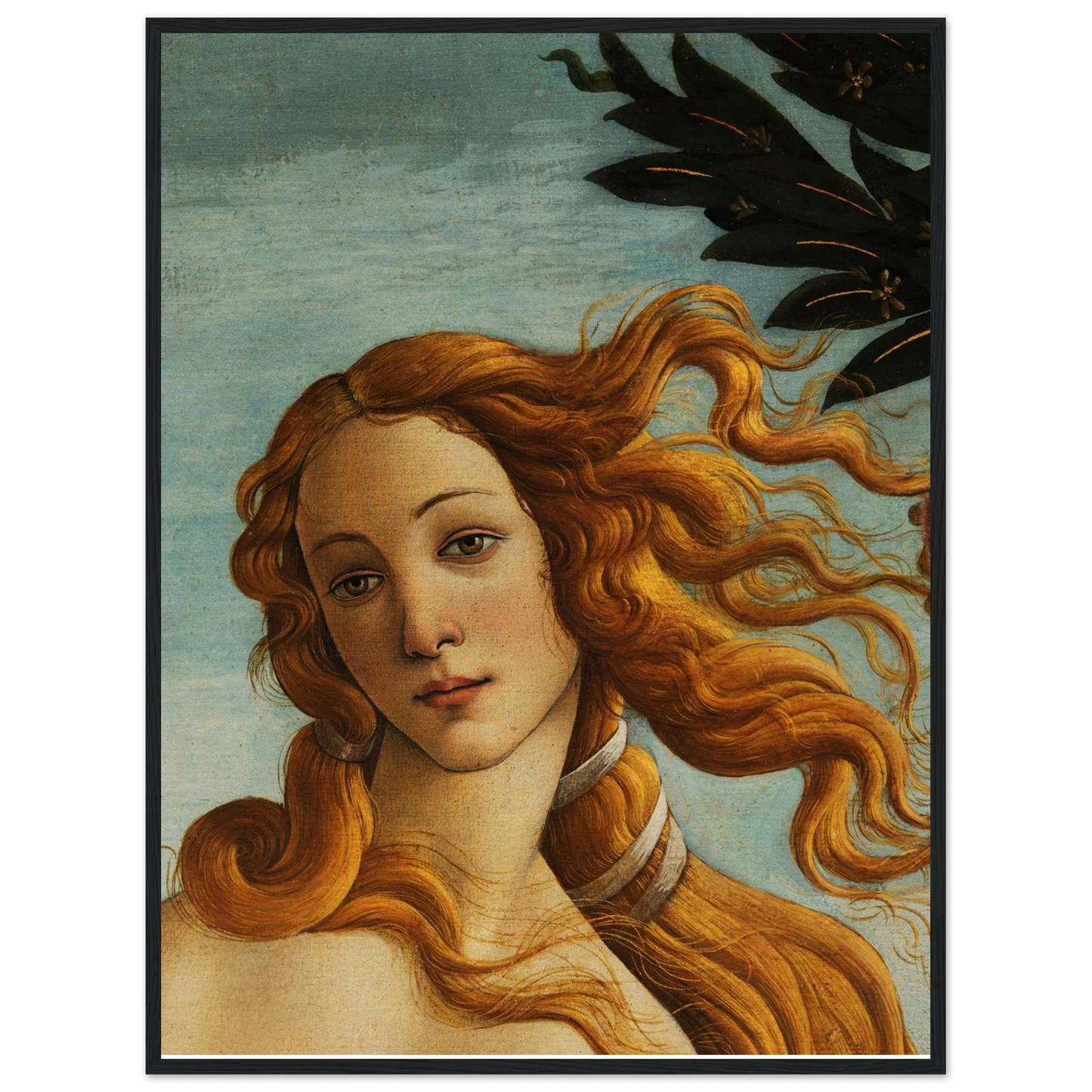 Iconic masterpiece The Birth of Venus (1480s) by Botticelli, reproduced as a museum-quality art print for classic interiors.