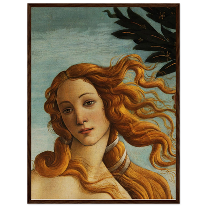 Italian Renaissance art print of The Birth of Venus by Botticelli, a timeless masterpiece blending mythology and classical harmony