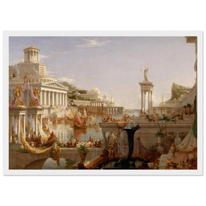 Thomas Cole’s Consummation of Empire from the Course of Empire series, depicting architectural grandeur and the opulence of a flourishing empire