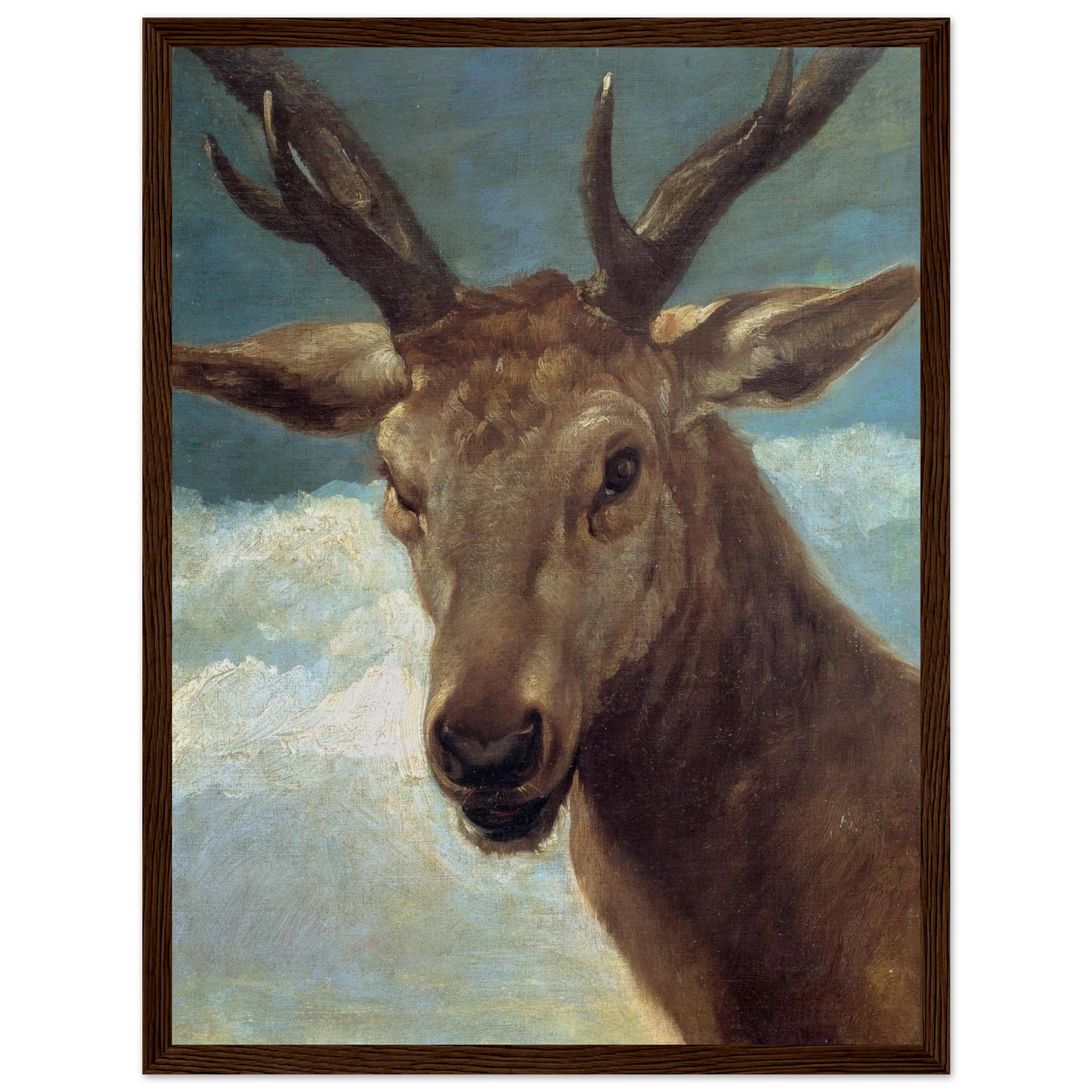 Art print of Cabeza de Venado (Deer’s Head) by Velázquez, capturing the lifelike realism and subtle emotion of 17th-century Spanish painting.