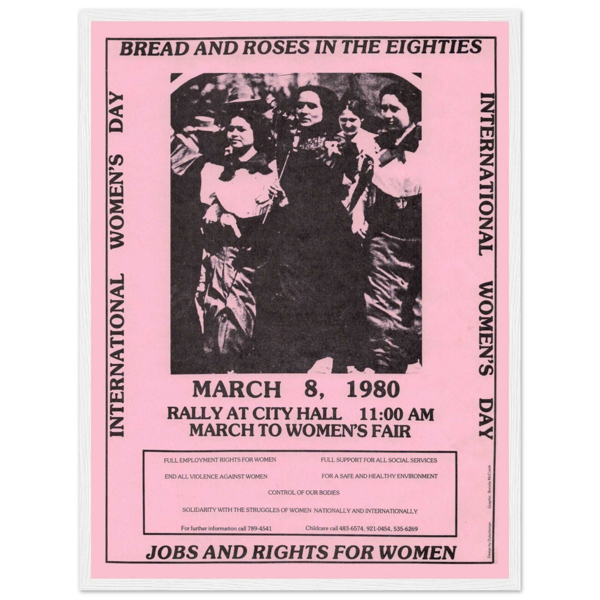 Toronto International Women’s Day Poster – room setting