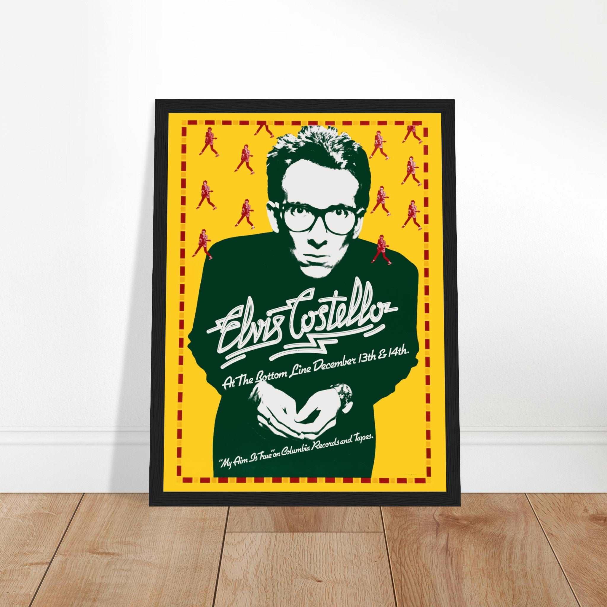 Celebrate the legendary Elvis Costello with this vintage concert poster, capturing the energy of his groundbreaking performances. Featuring classic punk rock aesthetics, bold typography, and a retro music design, this poster is perfect for fans of new wave, rock, and alternative music. Ideal for collectors, music lovers, and home or studio decor, this Elvis Costello print is a tribute to one of rock’s most influential artists. Get yours today and bring rock history to your walls!