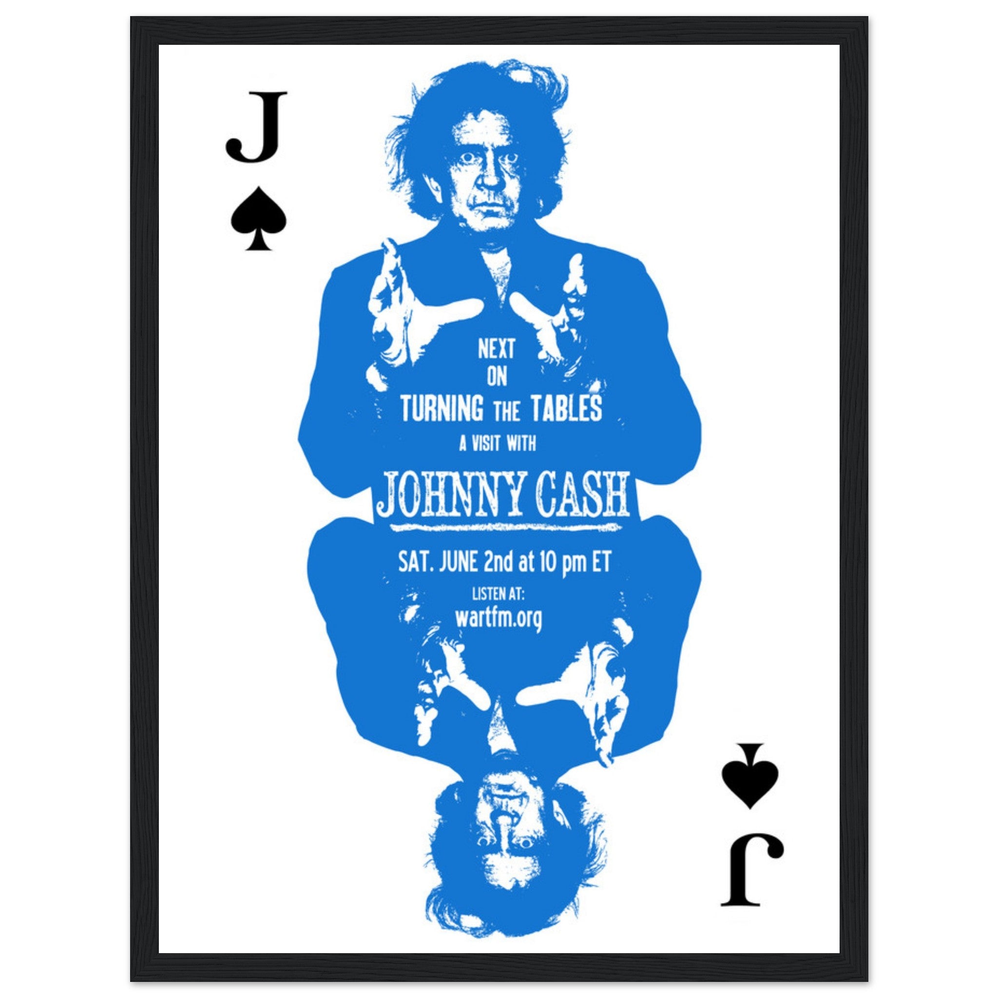 Iconic Johnny Cash poster, featuring vintage artwork of the Man in Black. Perfect for collectors, country music fans & retro decor. Shop now!