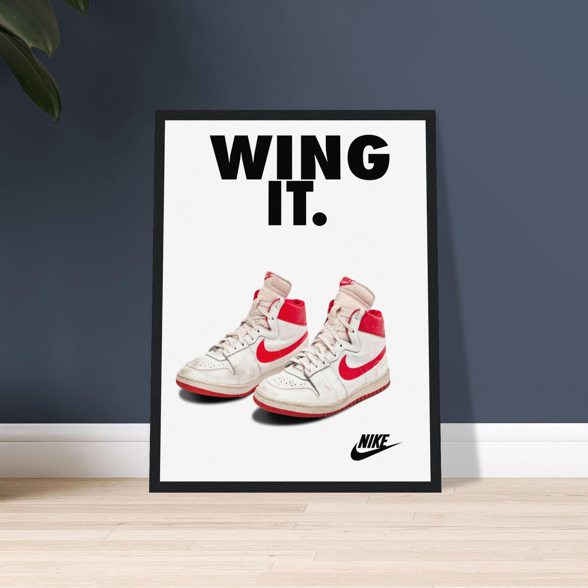  Iconic Nike Air Jordan poster featuring retro sneaker art. Perfect for sneakerheads, collectors & basketball fans. Stylish wall decor!