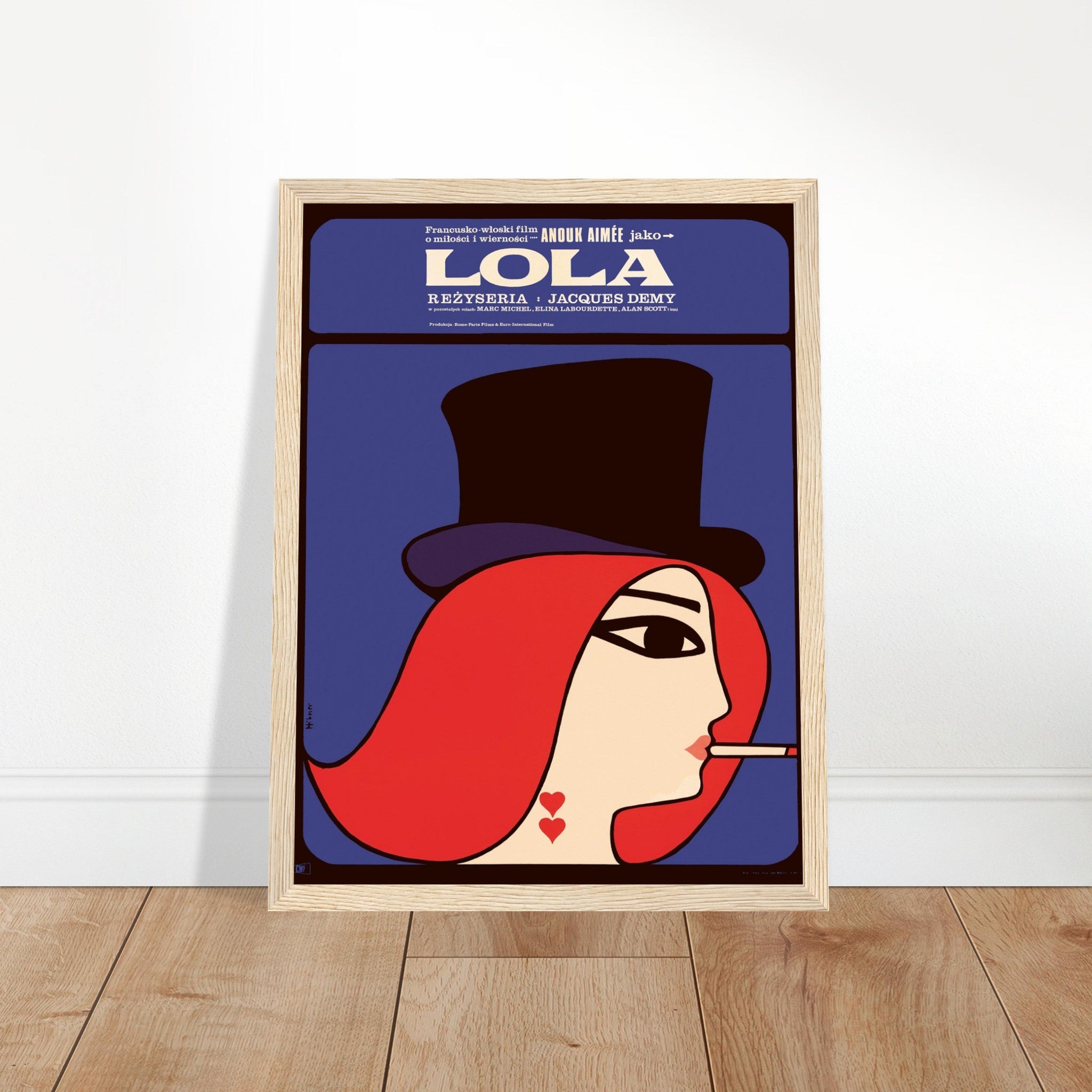 Stunning Polish vintage movie poster for Lola (1970s). A must-have for collectors, film enthusiasts & vintage art lovers. Shop now!