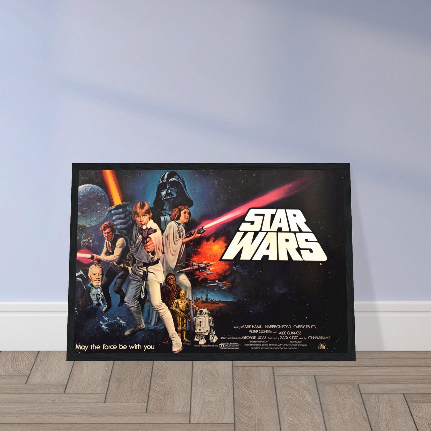  Bring the Force home with a vintage Star Wars poster! Iconic sci-fi art featuring legendary characters, spaceships & battles. Perfect wall decor!