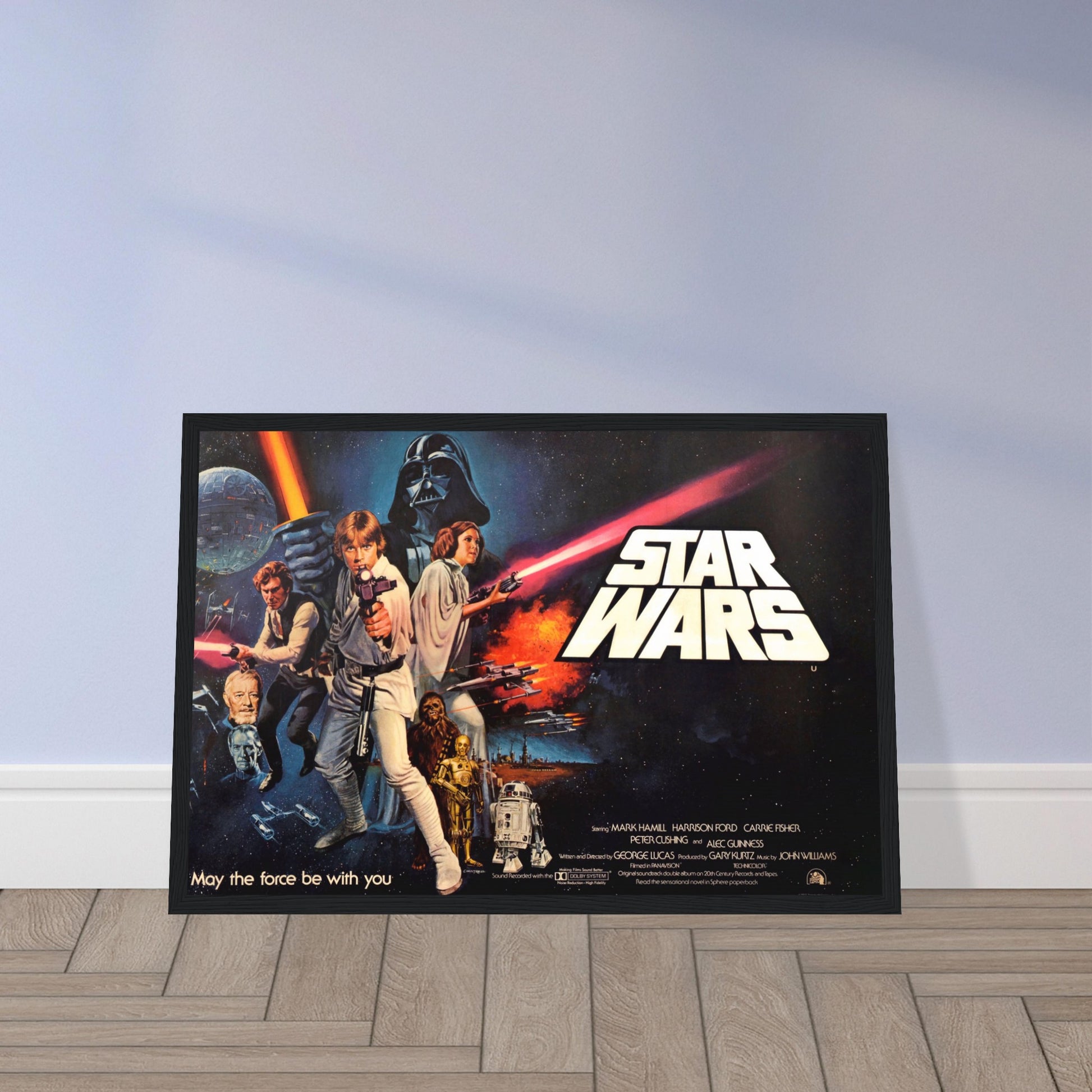  Bring the Force home with a vintage Star Wars poster! Iconic sci-fi art featuring legendary characters, spaceships & battles. Perfect wall decor!