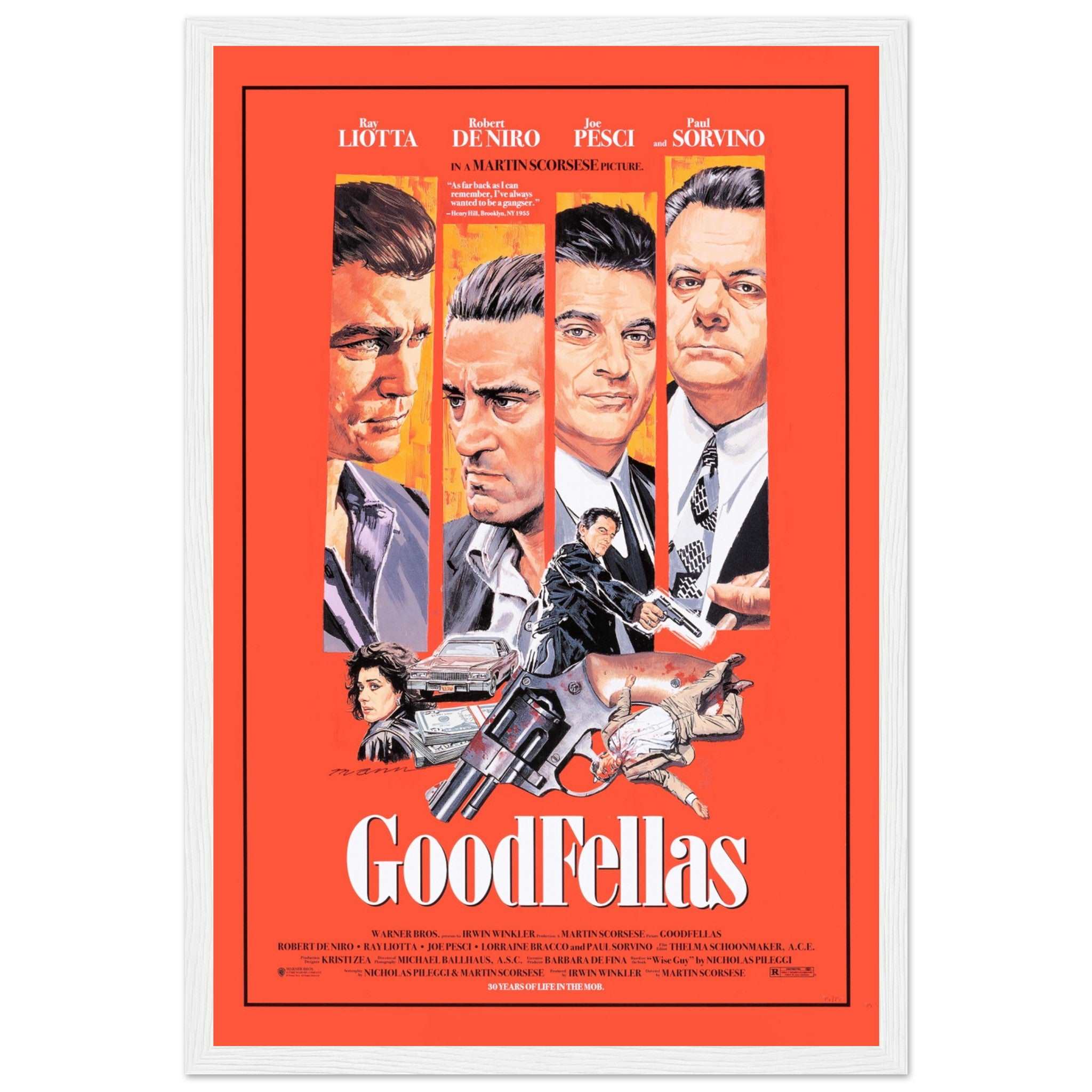 Goodfellas Movie Poster – Classic Gangster Film Art – Poster Peak