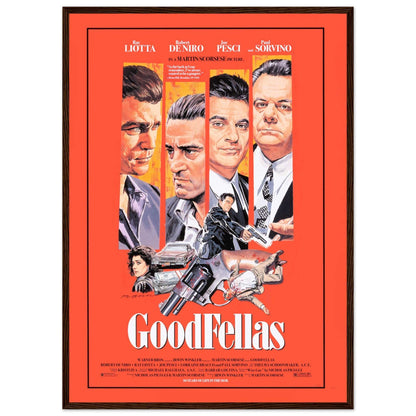 Stylish vintage Goodfellas print perfect for film lovers and retro movie decor