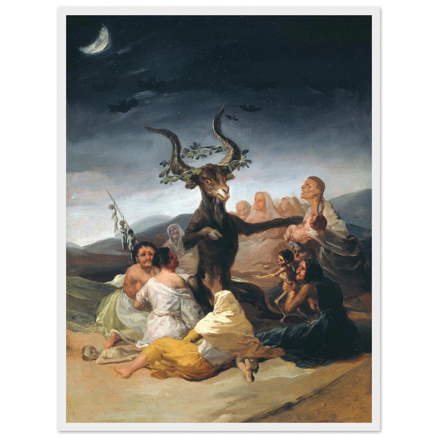 Museum-quality reproduction from Goya’s Black Paintings series, featuring Witches’ Sabbath—a powerful image of fear and superstition.