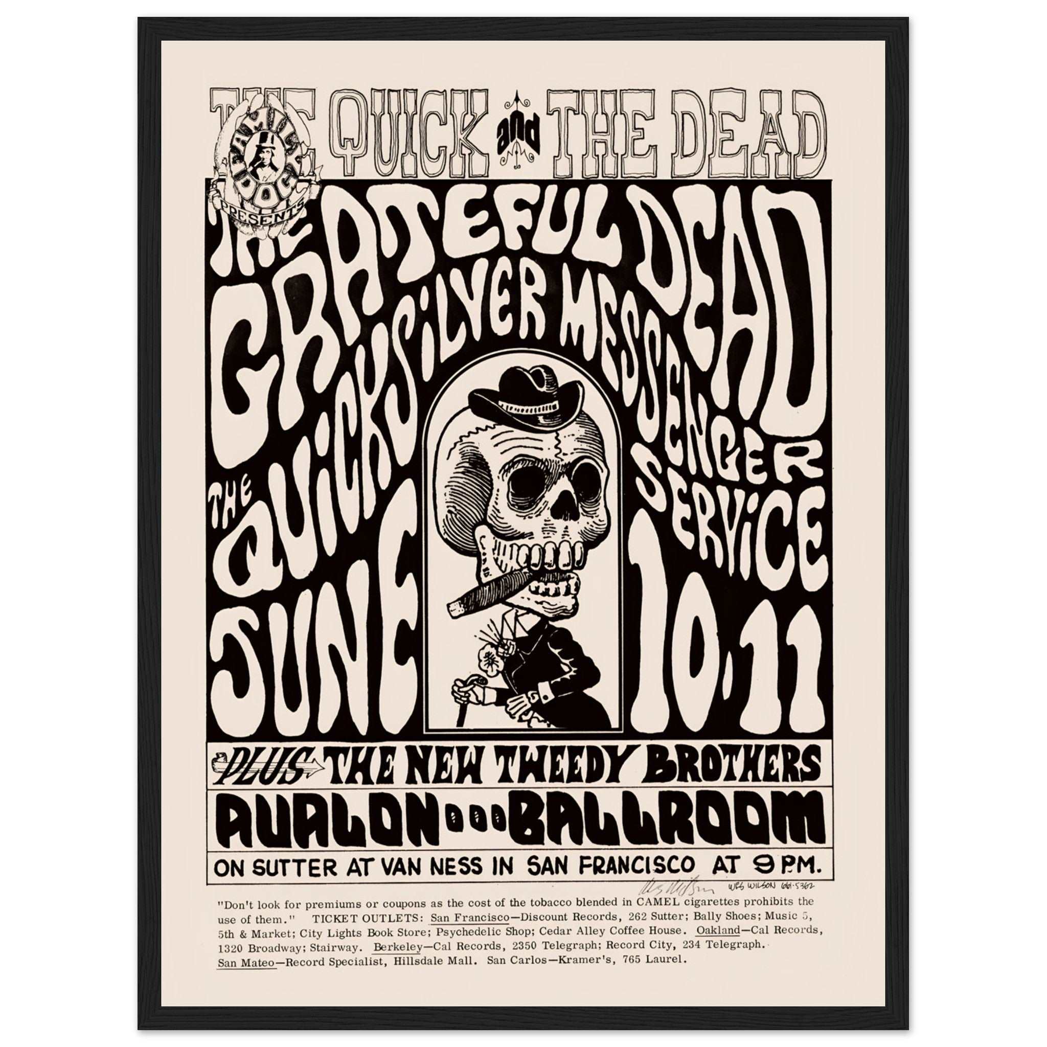 Relive the energy of the Grateful Dead's 1967 concert with this vintage psychedelic poster. A must-have for Deadheads & rock collectors. Get yours now!